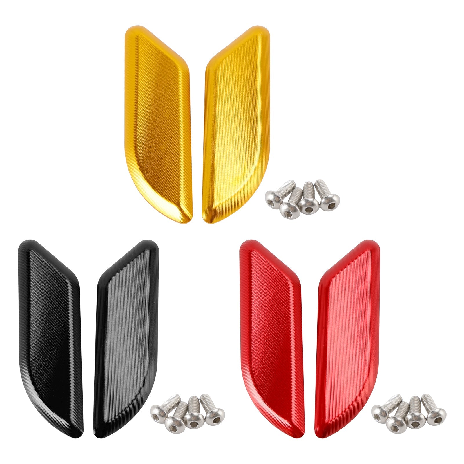 Billet Aluminum Mirror Block Off Plates for Ducati 959 1299 Panigale 2015-2019