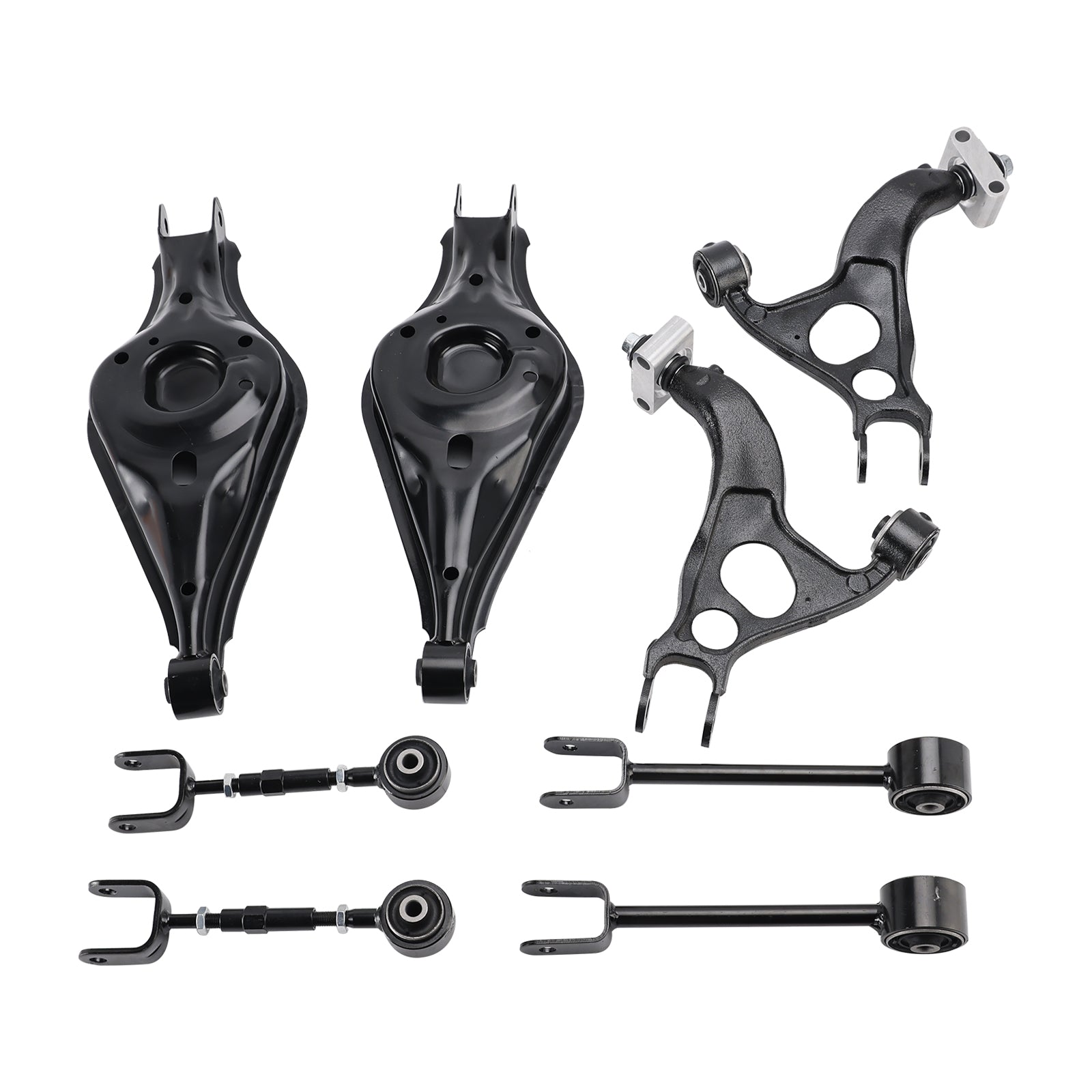 8Pcs Rear Suspension Upper & Lower Control Arms for Ford Explorer 2011-2019