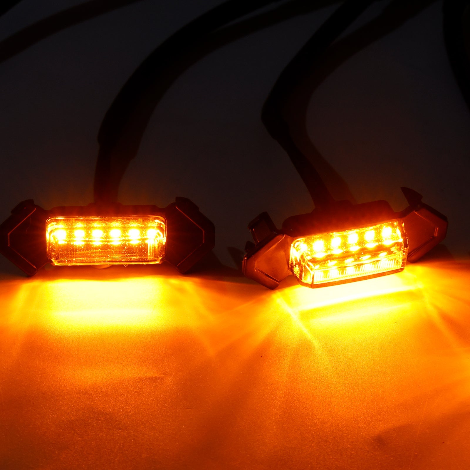 2016-2023 Toyota Tacoma Clear Lens Amber Light Front Grille LED Light Kit