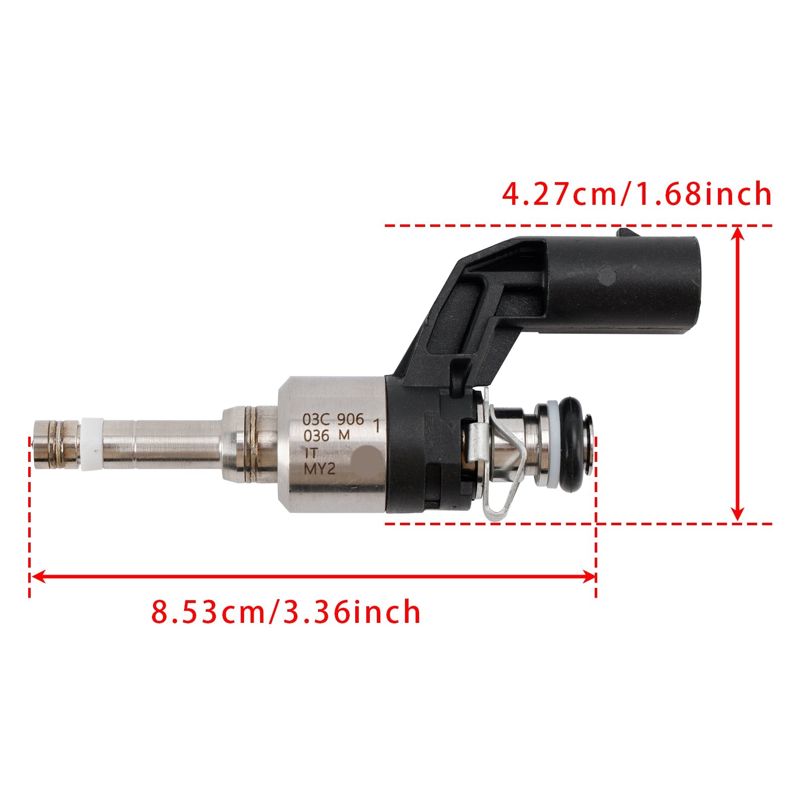 4Pcs Fuel Injector For VW Golf V VI Polo Audi A1 1.4L 03C906036E 03C906036M