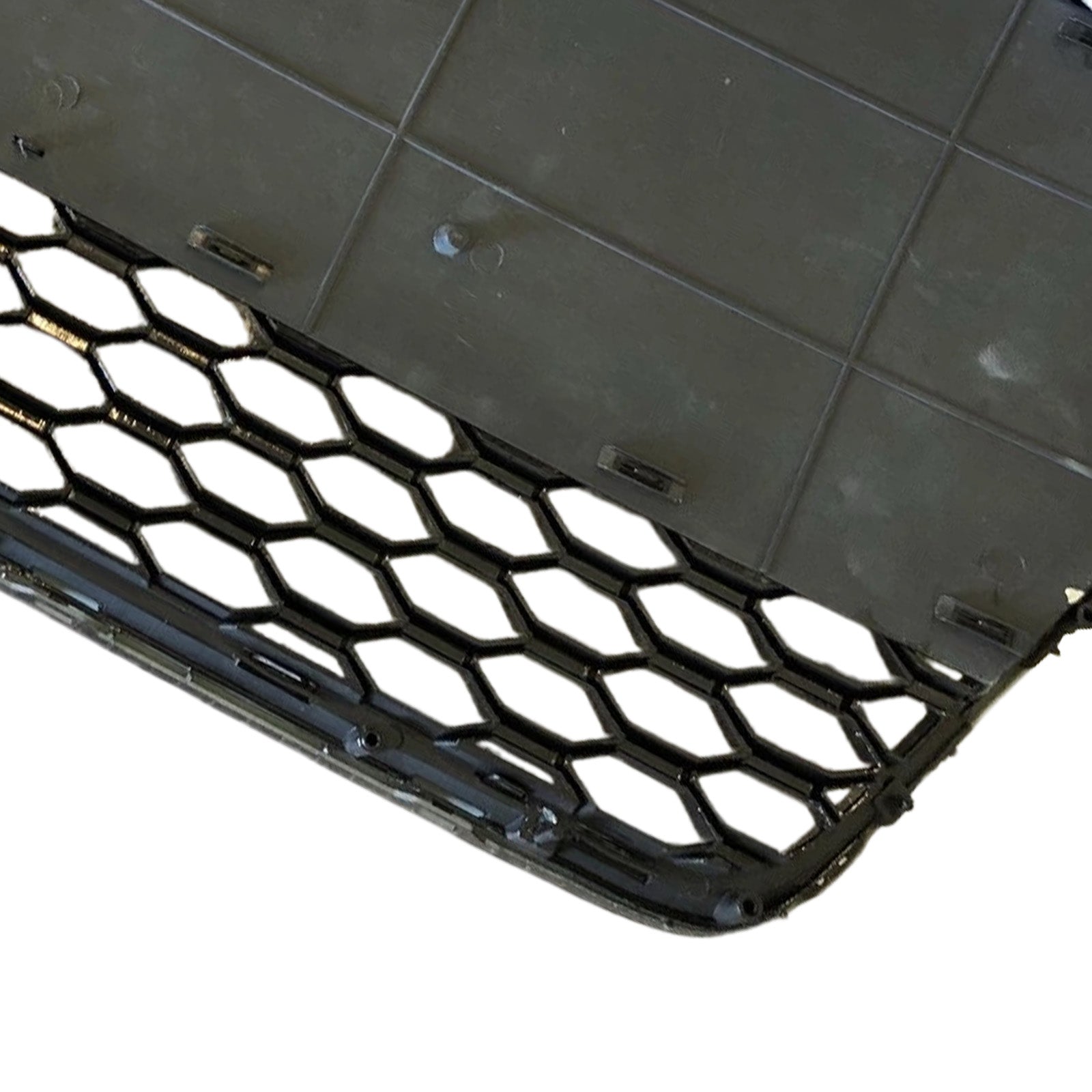 Gloss Black Front Henycomb Bumper Grille Grill Fit Audi R8 2013-2015