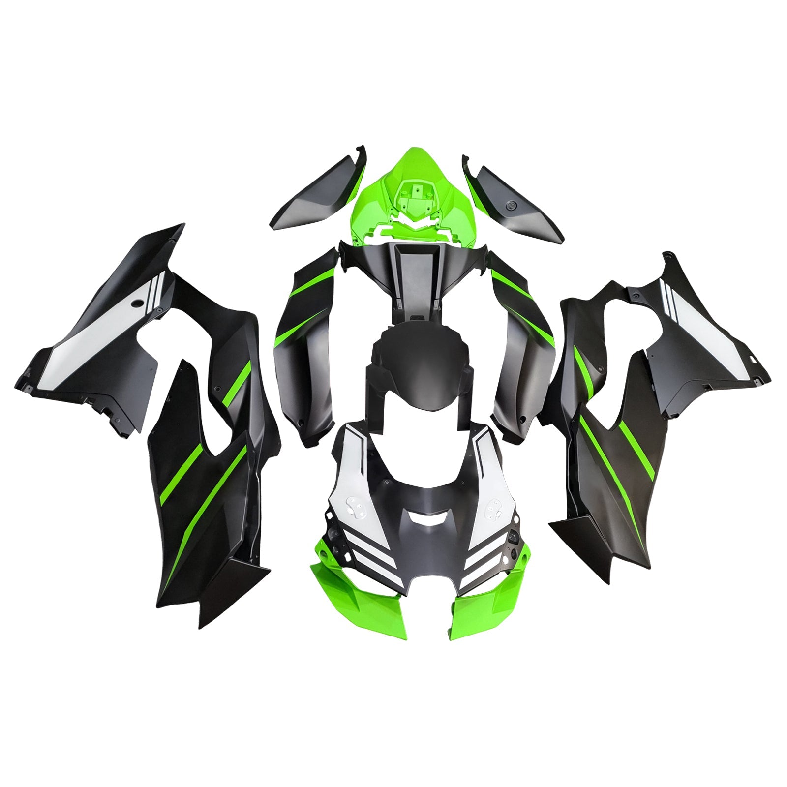 Injection Fairing Kit Bodywork ABS fit For Kawasaki ZX-10R ZX-10RR 2021-2025
