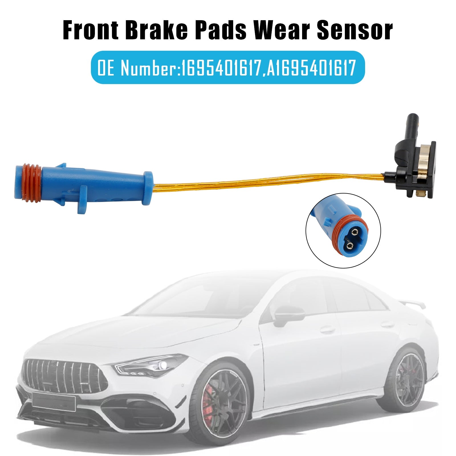 Front Brake Pads Wear Sensor A1695401617 For Mercedes-Benz E-Class 213