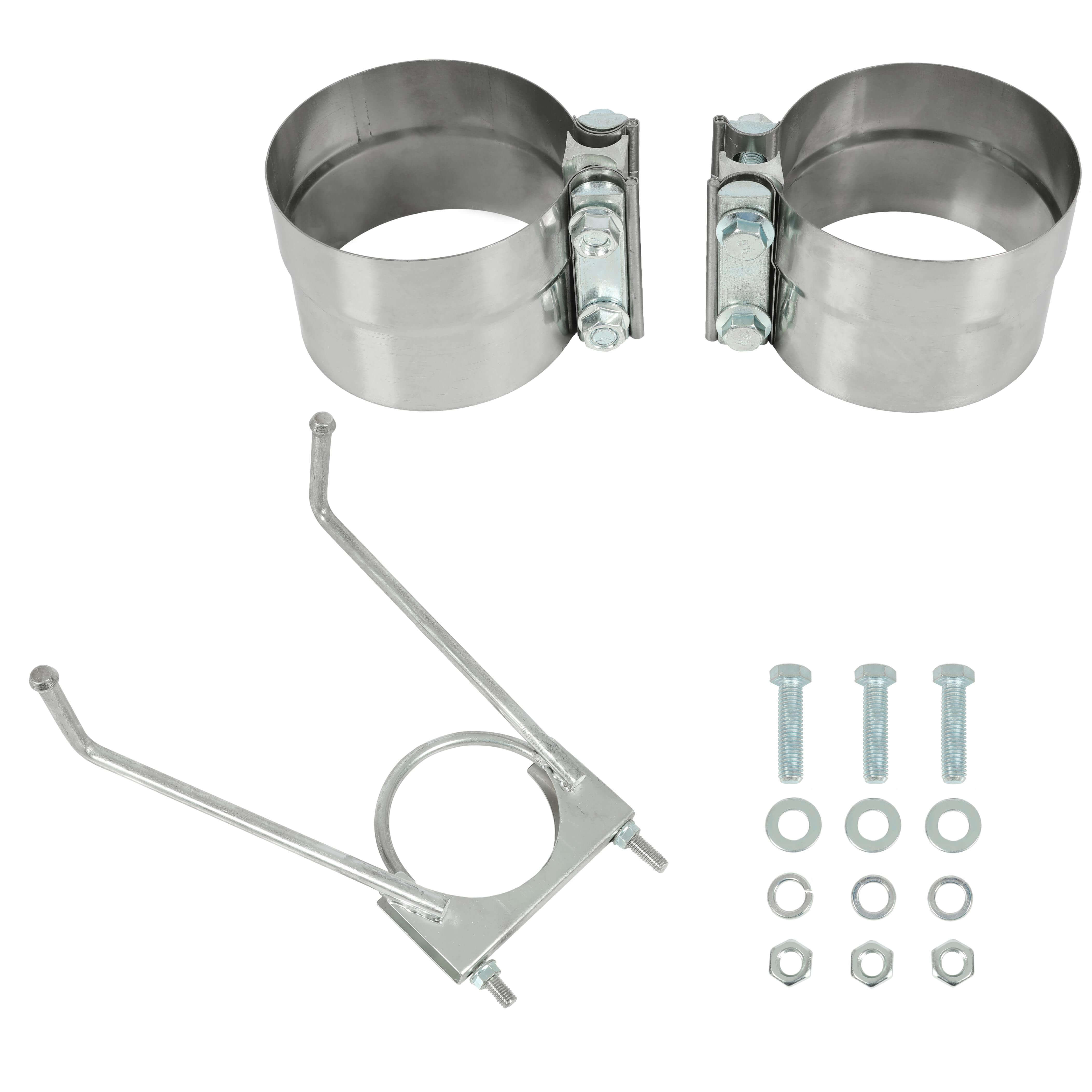 4" Exhaust Muffler Pipes & EGR Delete Kit for 2013 2014 Dodge Ram 2500 3500 6.7L L6 Cummins Diesel