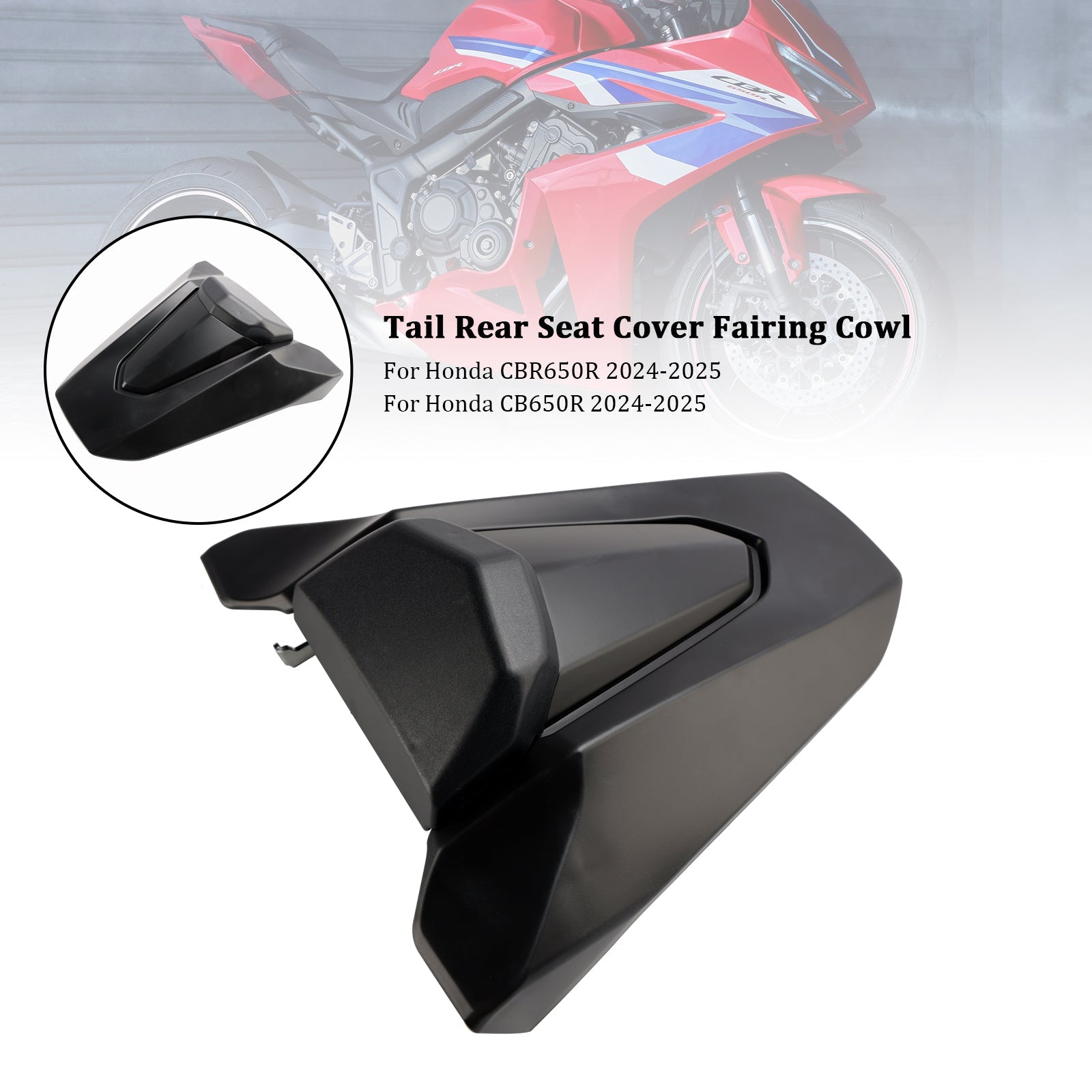Honda CBR650R CB650R 2024-2025 Rear Tail Seat Fairing Cover
