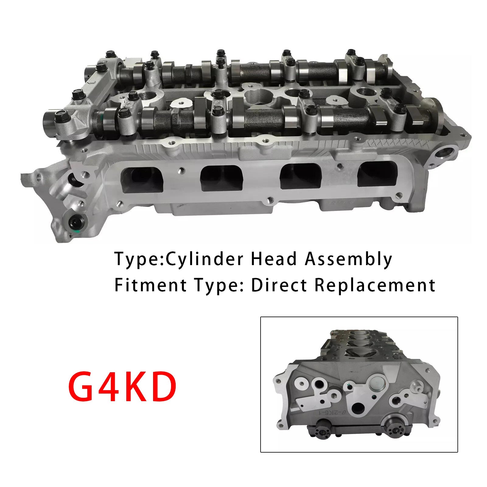 Kia Forte SX Hatchback 4-Door 2.4L 2359CC G4KD Complete Engine Cylinder Head Assembly