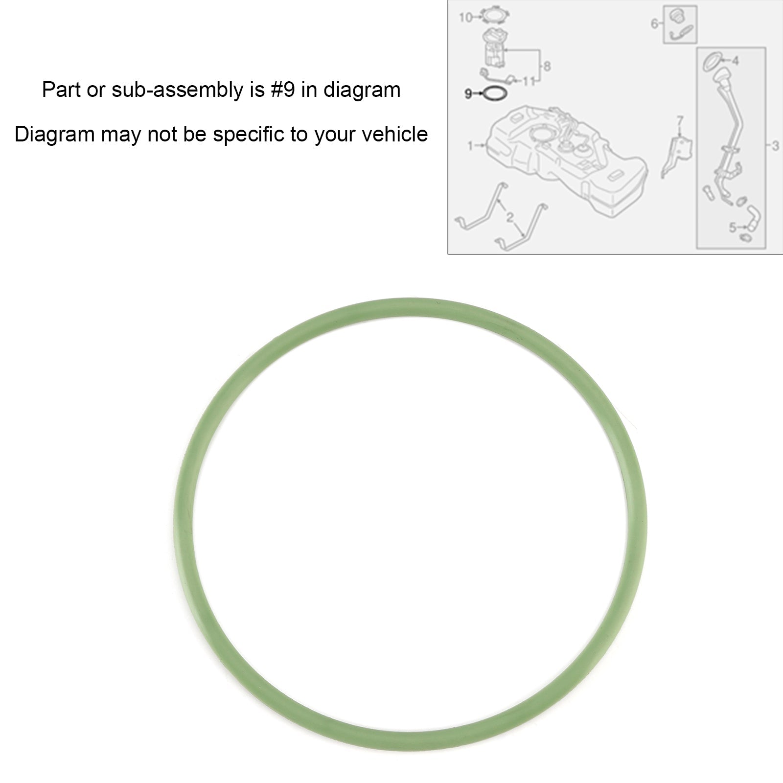 17342-EM30A Fuel Pump Tank Seal Gasket for Nissan Rogue Juke Sentra 2007-2019