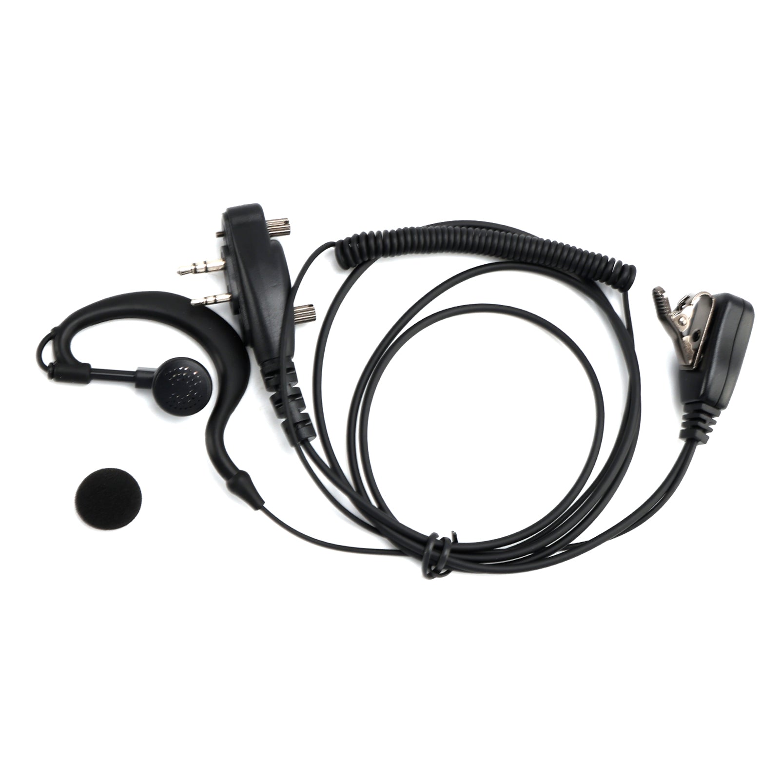 ICOM F1000-011 Curved Earhook Headset For ICOM A16 IC-F3230 F4230D F1100 F2100D