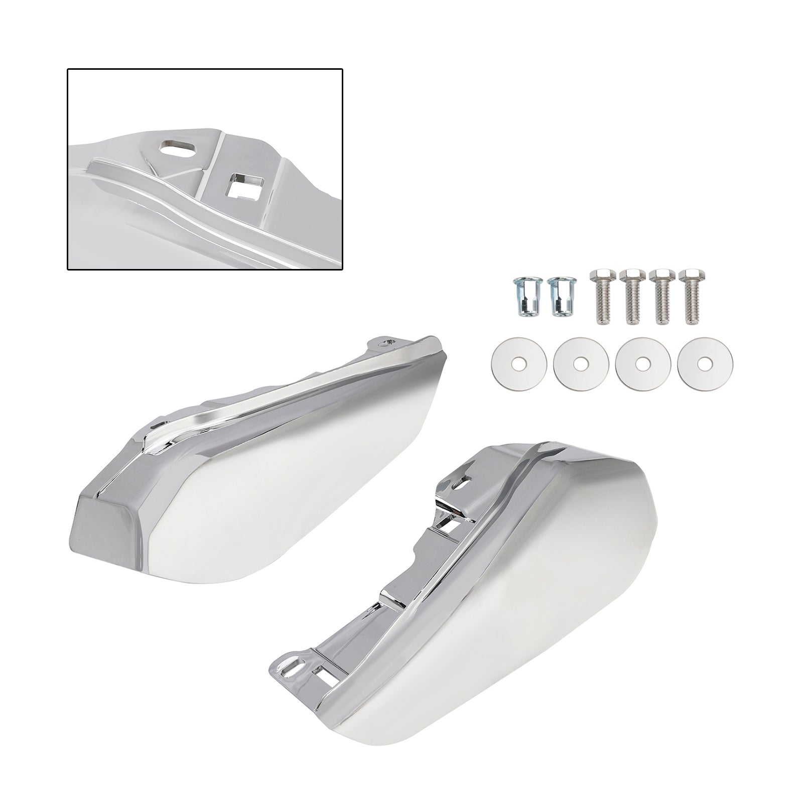 Mid-Frame Air Heat Deflector fit for Touring CVO Street Glide Road Glide 23-2024