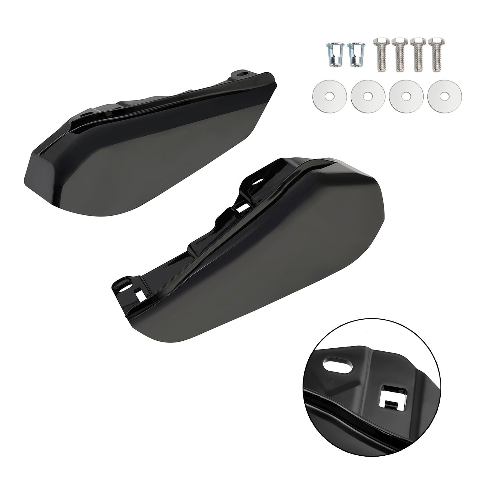 Mid-Frame Air Heat Deflector fit for Touring CVO Street Glide Road Glide 23-2024