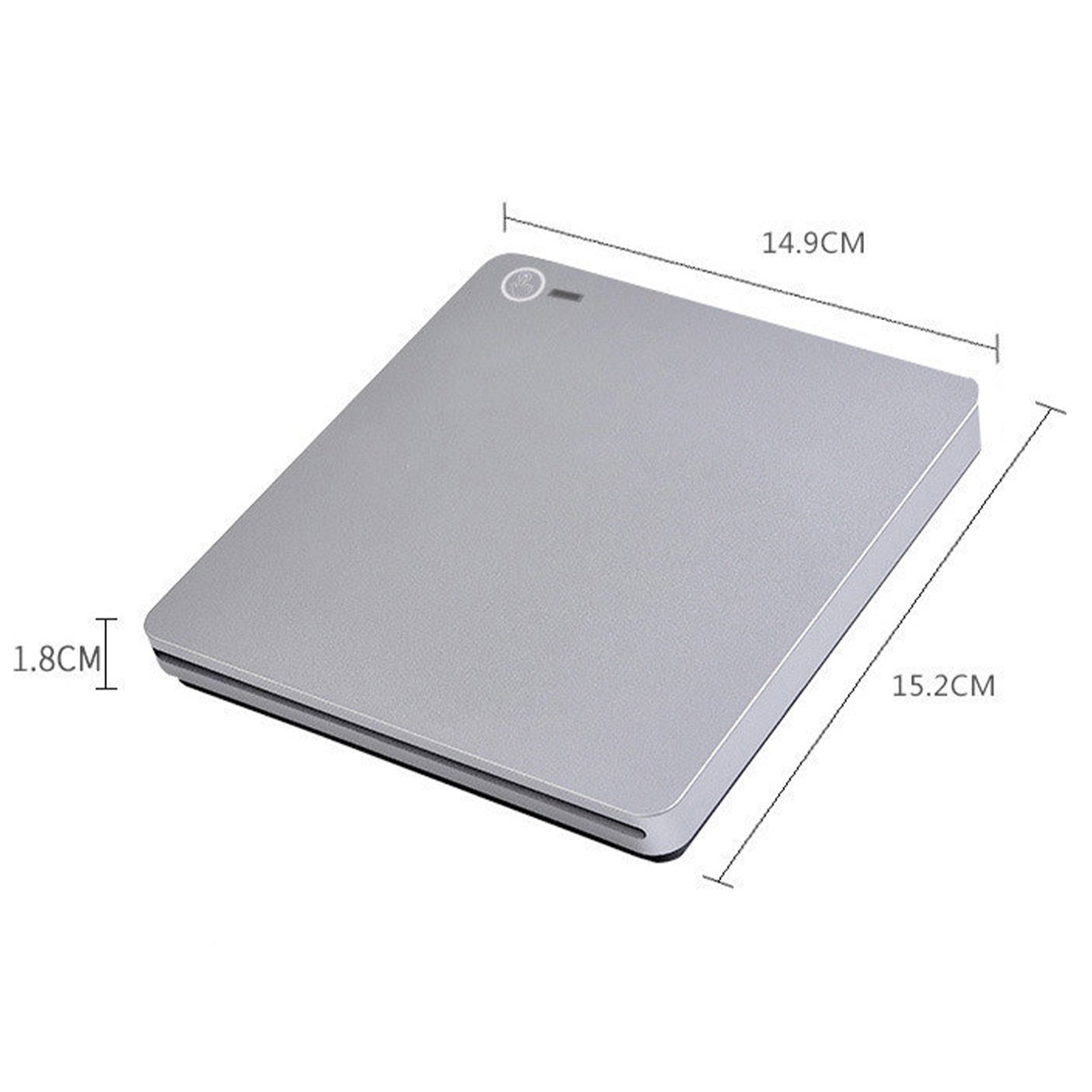 4K Genuine Burner External USB 3.0 Player DVD CD BD Recorder Drive Silver