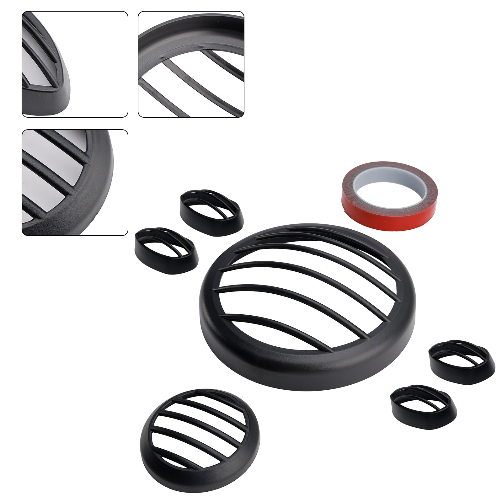 2023-2024 Yamaha Pg-1 Headlight Guard Shield Cover Grille Black Kit