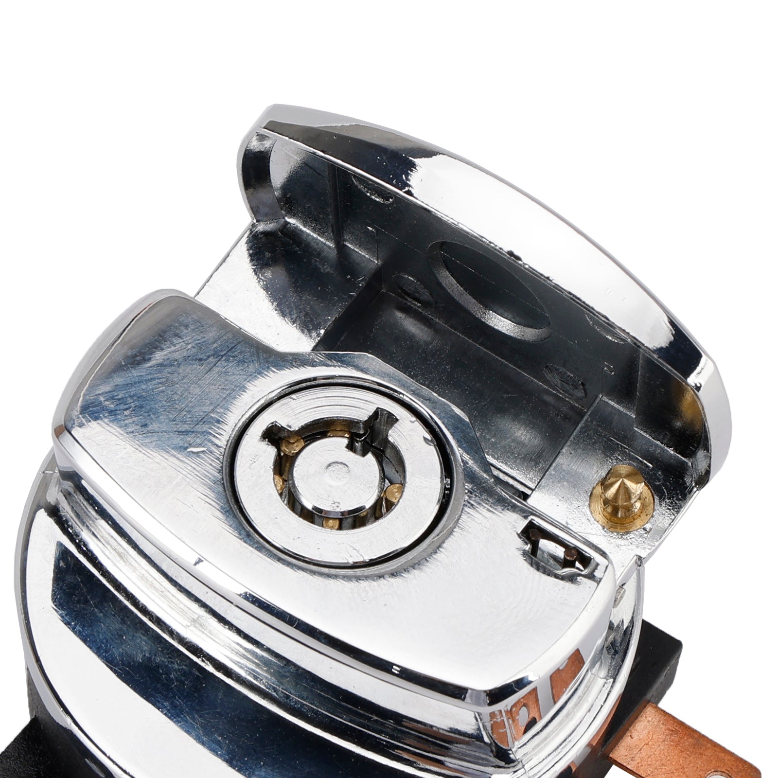 Chrome Ignition Switch with Keys for Dyna FXDWG 96-10 Softail FXST FLST 00-10