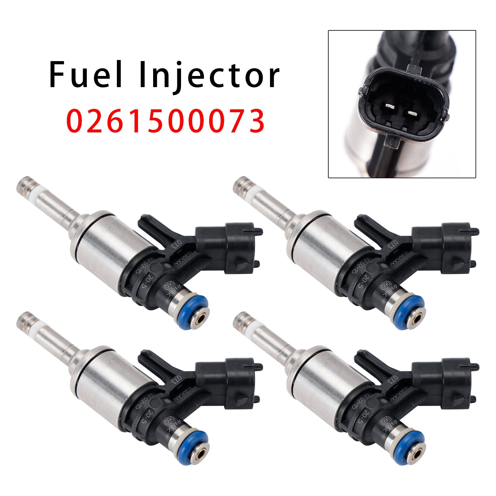 4Pcs Fuel Injector For BMW F21 F30 MINI R55 R56 R60 Peugeot CITRO?N 0261500073