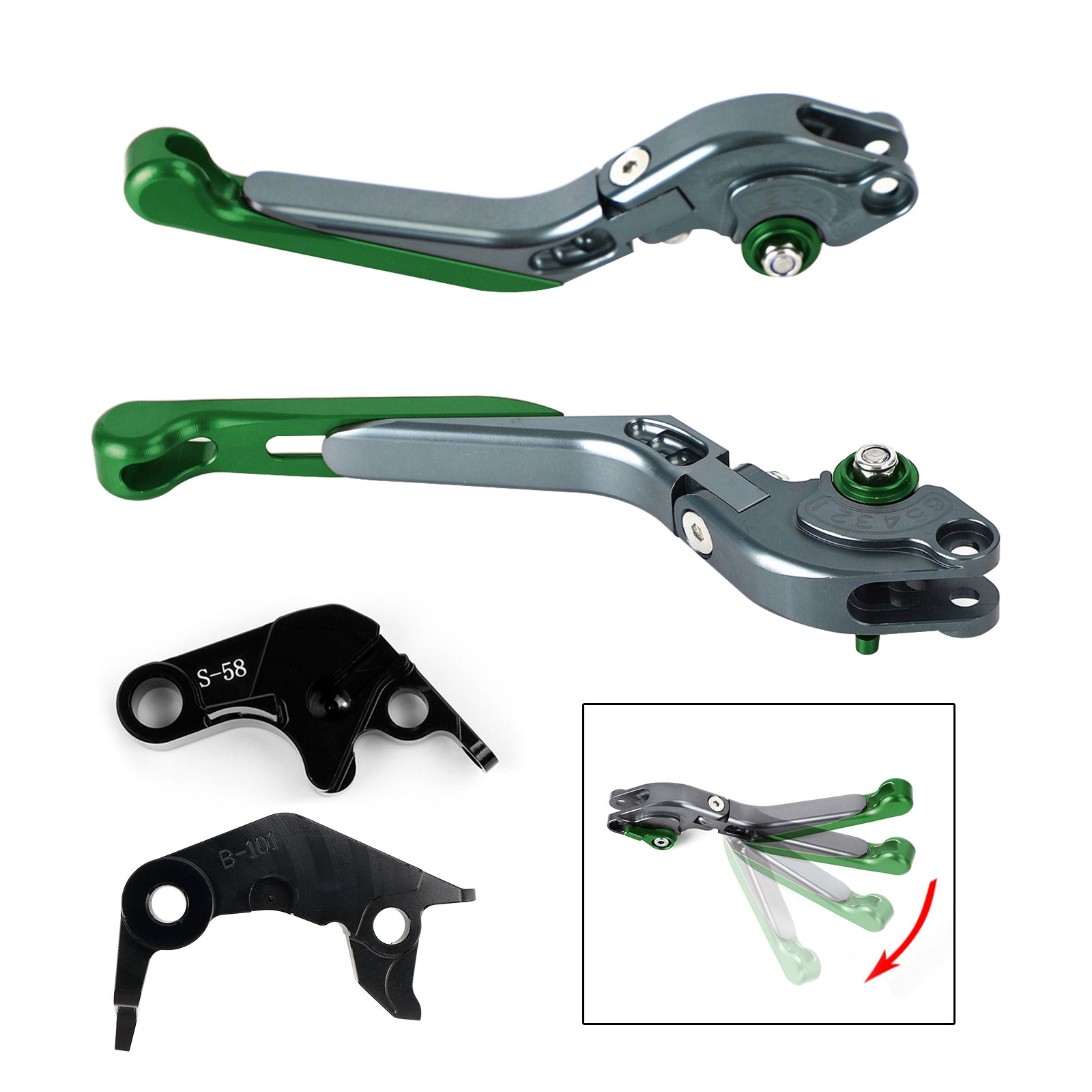 Adjustable Clutch Brake Lever fit for YAMAHA YZF R7 MT-10/SP FZ-10/SP 2022-23
