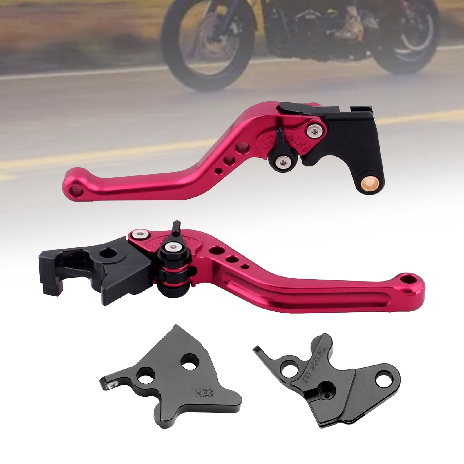 2005-2014 YAMAHA YBR125 NEW Short Clutch Brake Lever