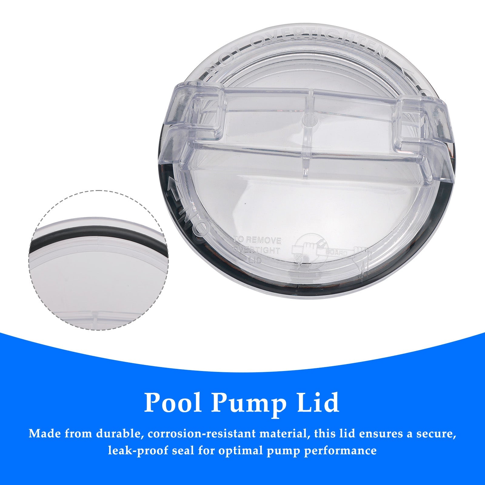 For CMP 25304-000-020 Sta-Rite Replacement Dura Glass Pump Lid C3-139P1