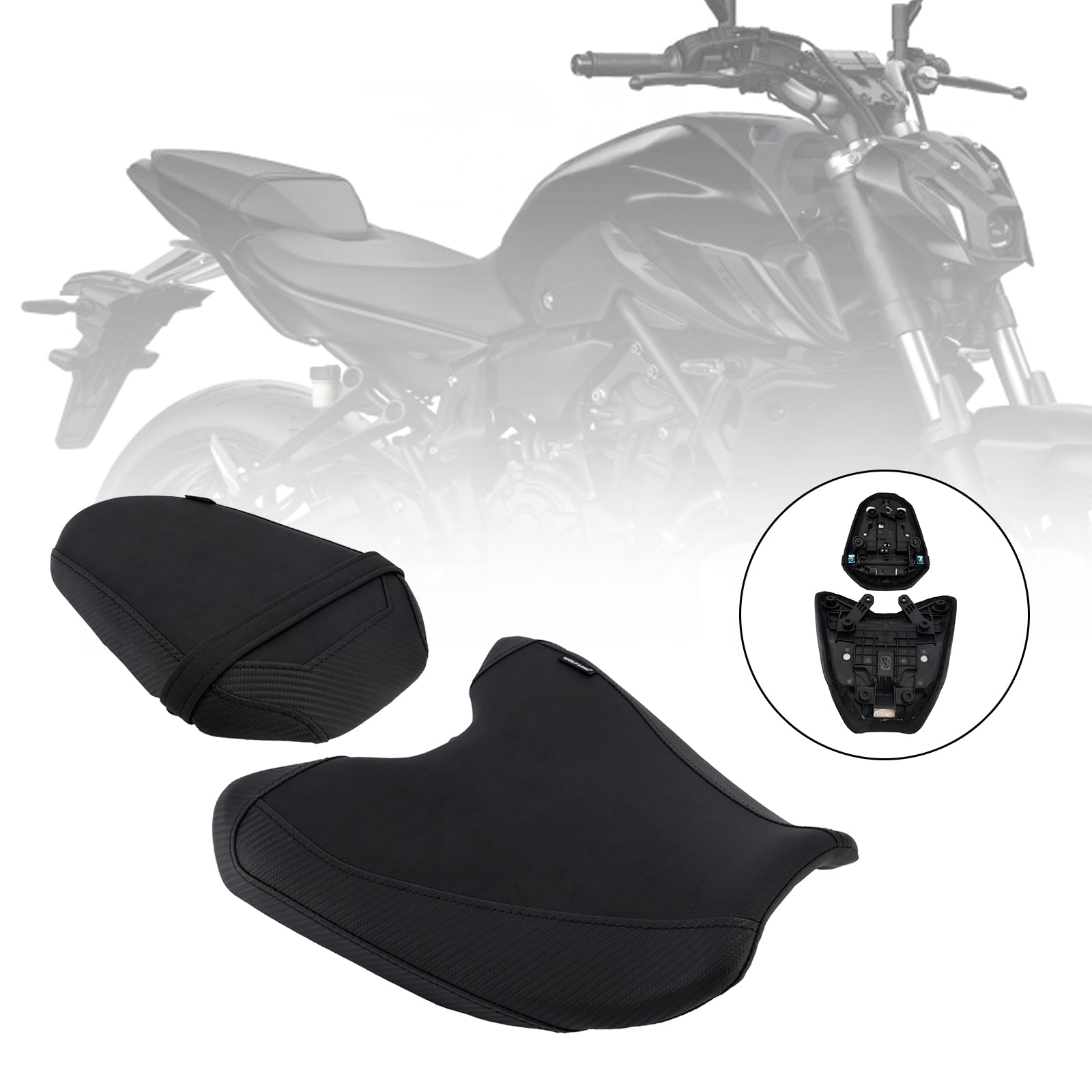2025-2026 For Yamaha Mt-07 689Cc Front&Rear Raider Passenger Cushion Kit
