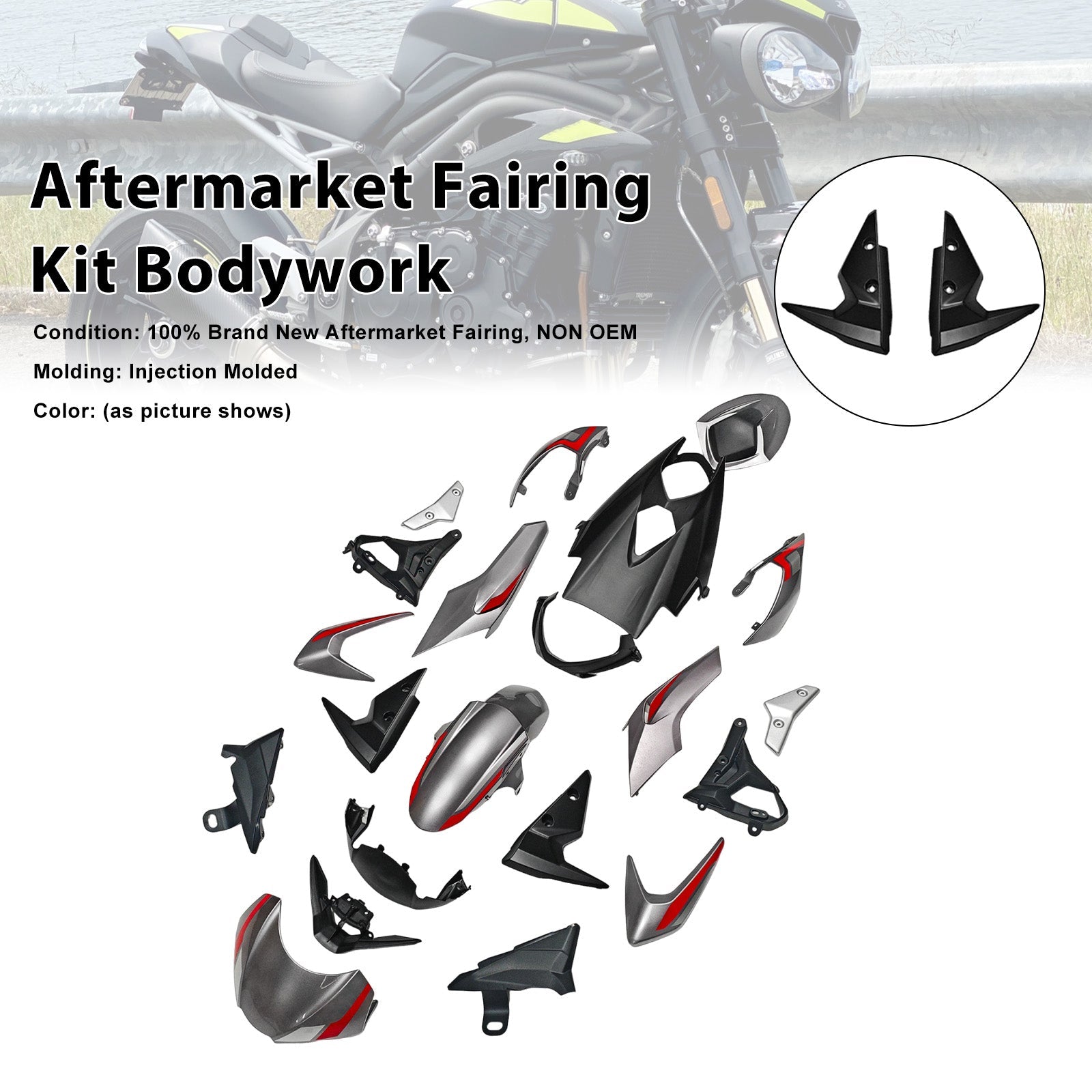 2020-2022 for Street Triple 765 R/RS Injection Bodywork Fairing Kit