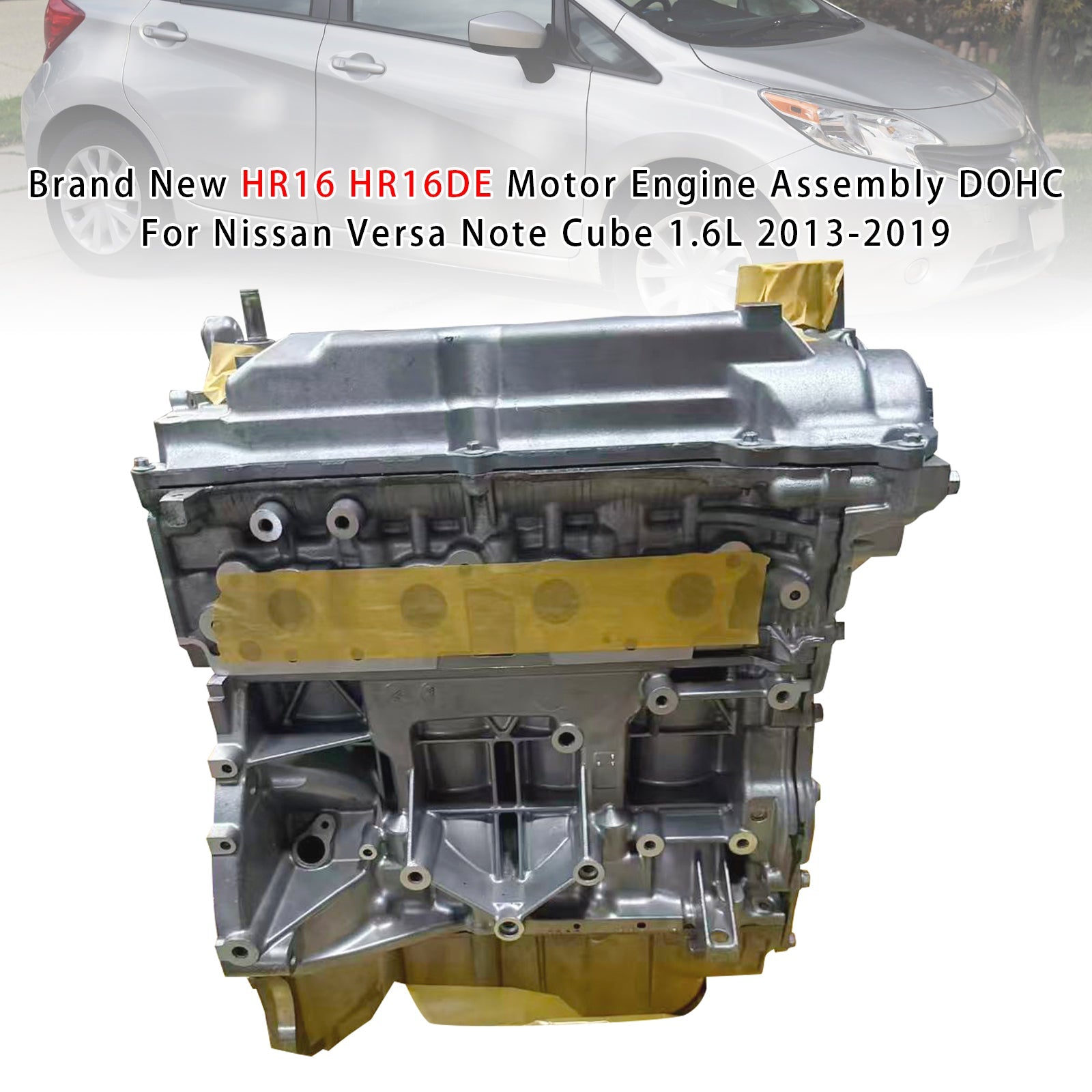 New HR16 HR16DE Motor Engine Assembly For Nissan Versa Note Cube 1.6L 2013-2019
