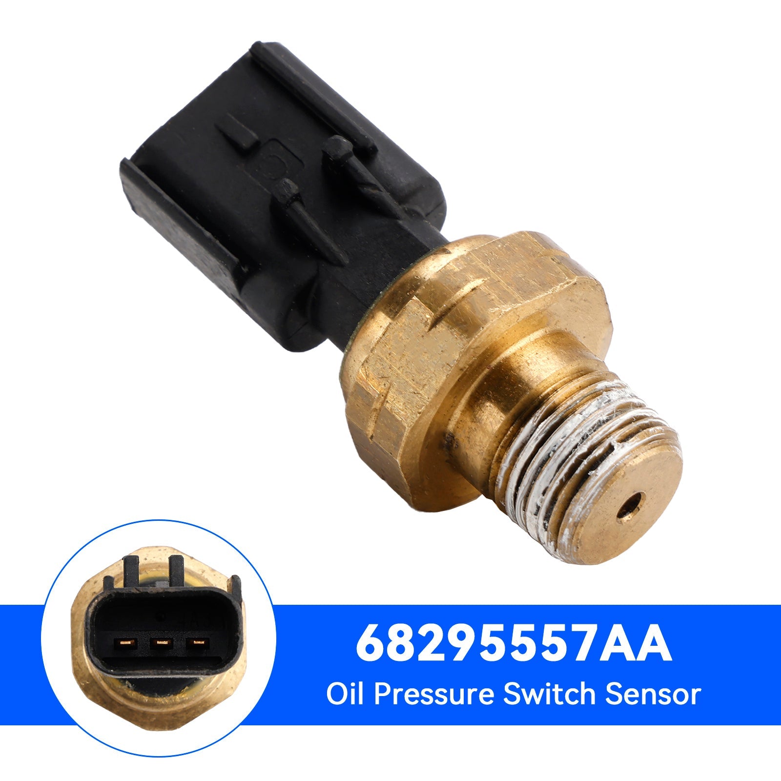 2016-2021 Jeep Dodge Chrysler Ram Oil Pressure Switch Sensor 68295557AA