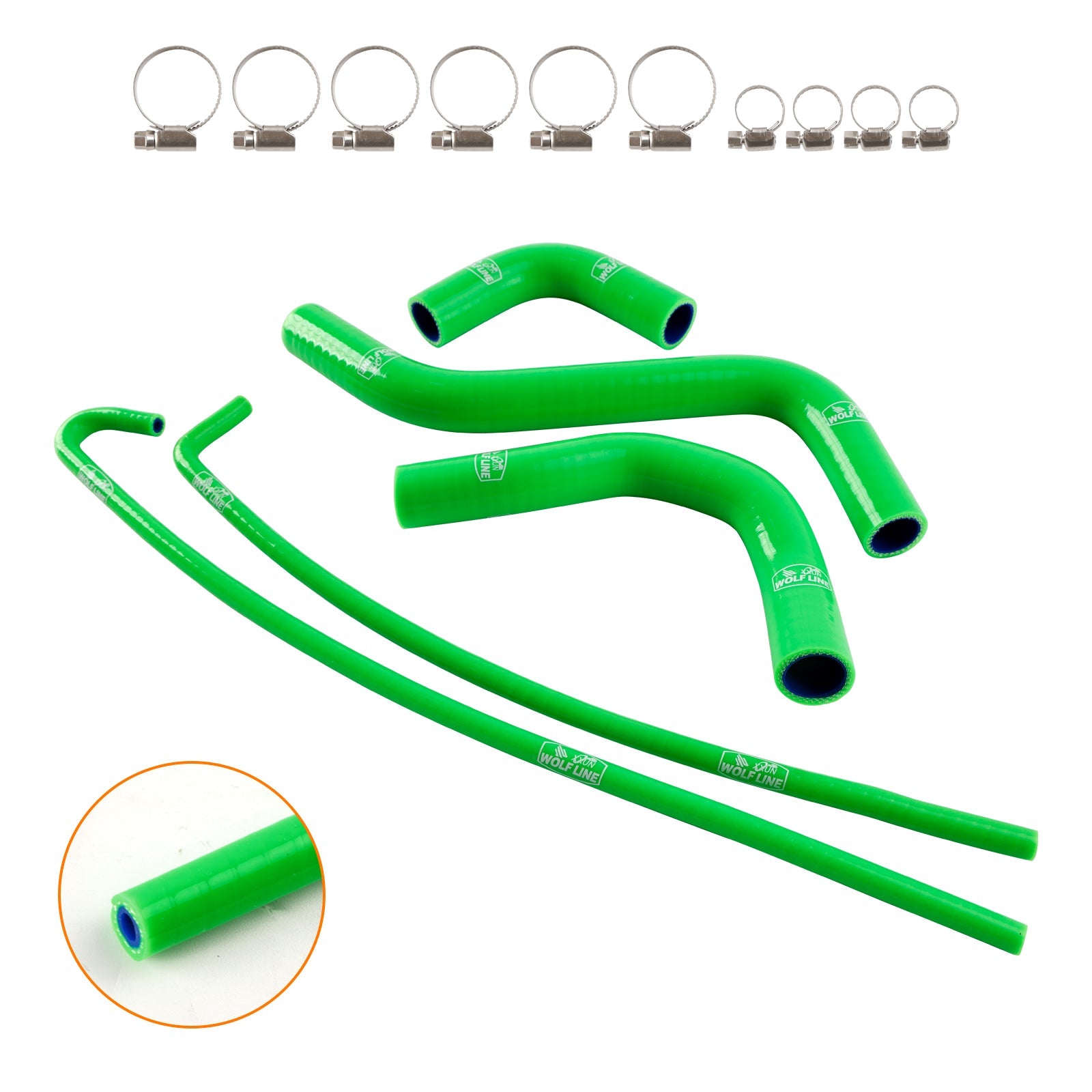 Silicone Radiator coolant Hose kit For Kawasaki Z900 Z900RS 2017-2025