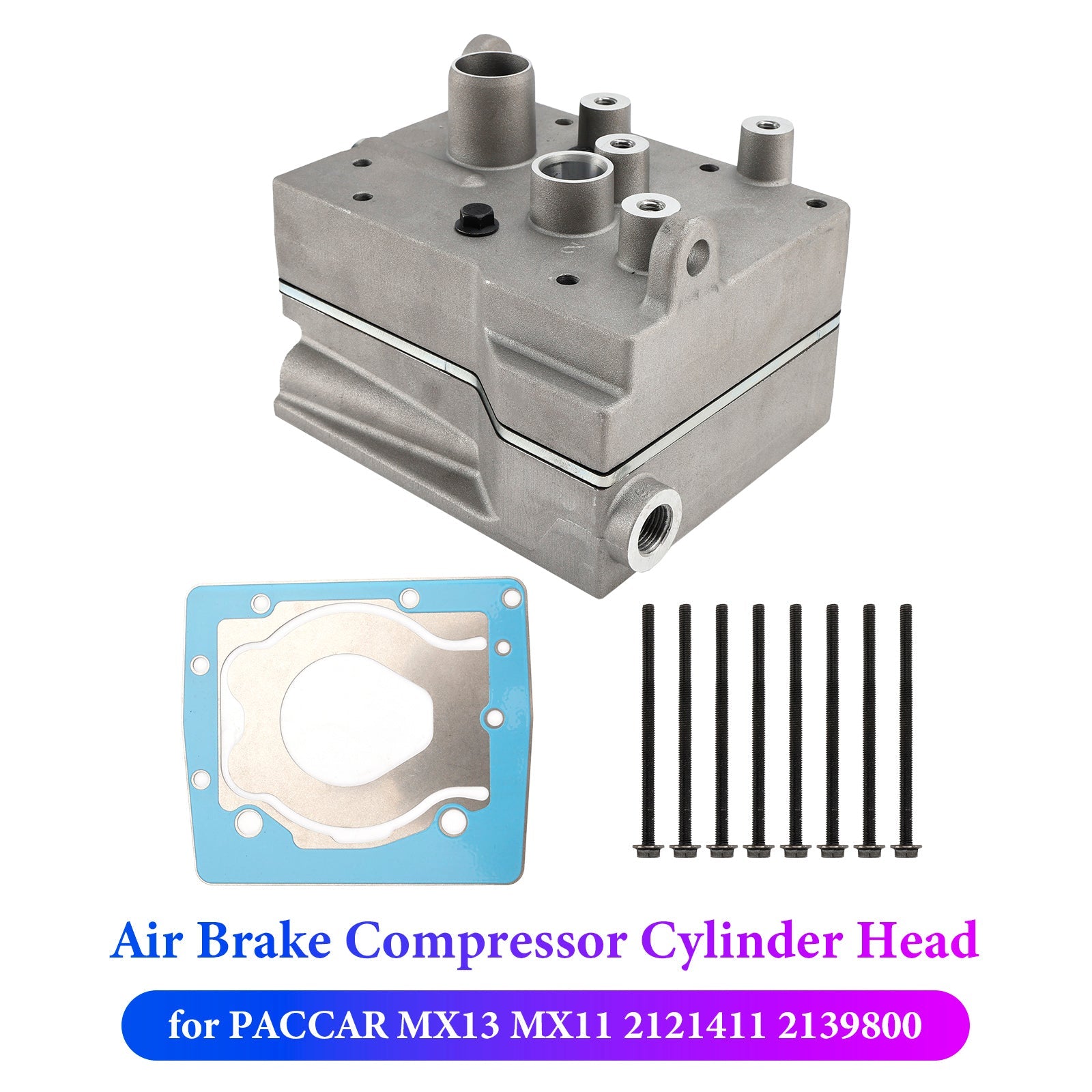 For PACCAR MX11 Air Brake Compressor Cylinder Head 2121412 9122189202
