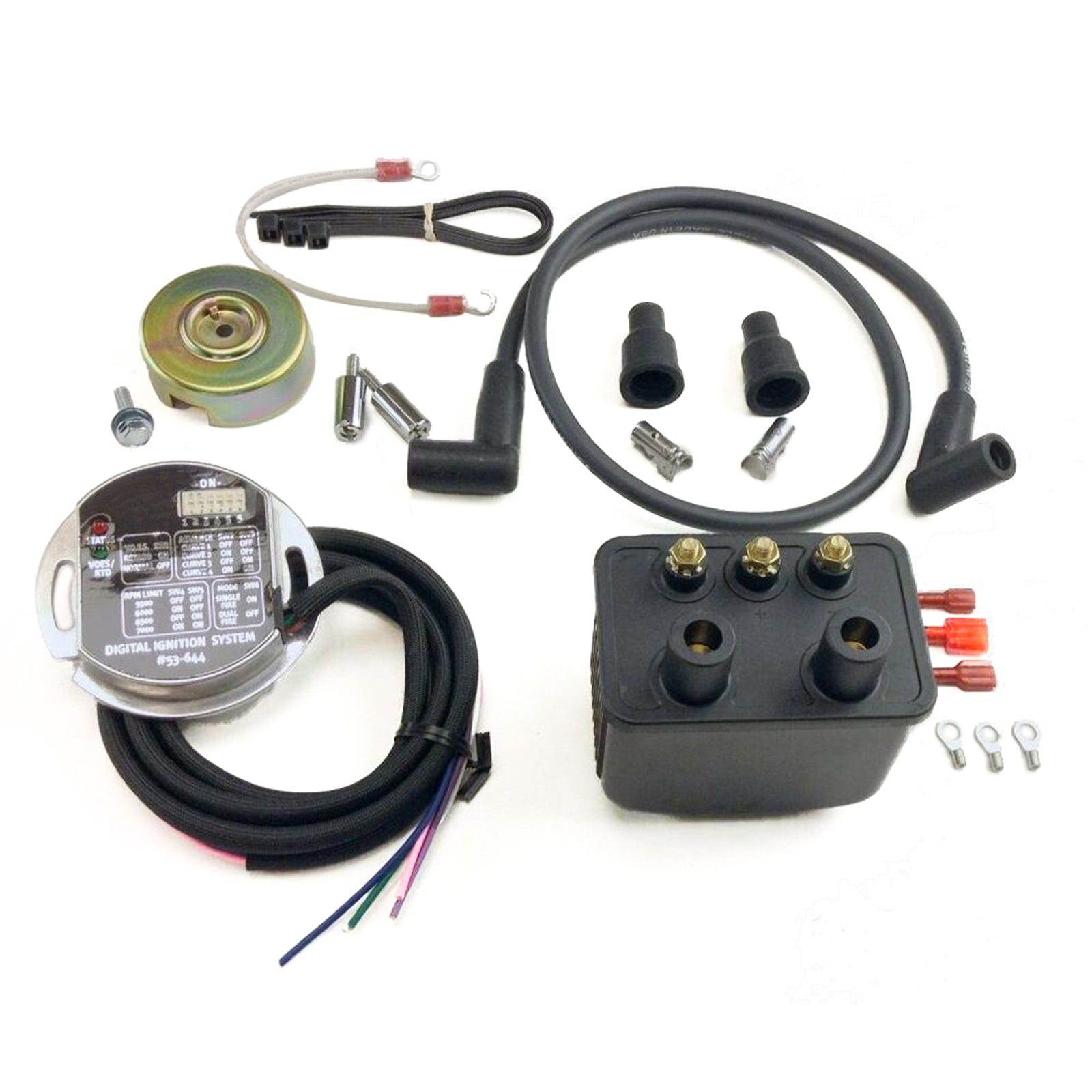 53-660 for Big Twin Models 1970-1999 Double Fire Electronic Ignition Kit