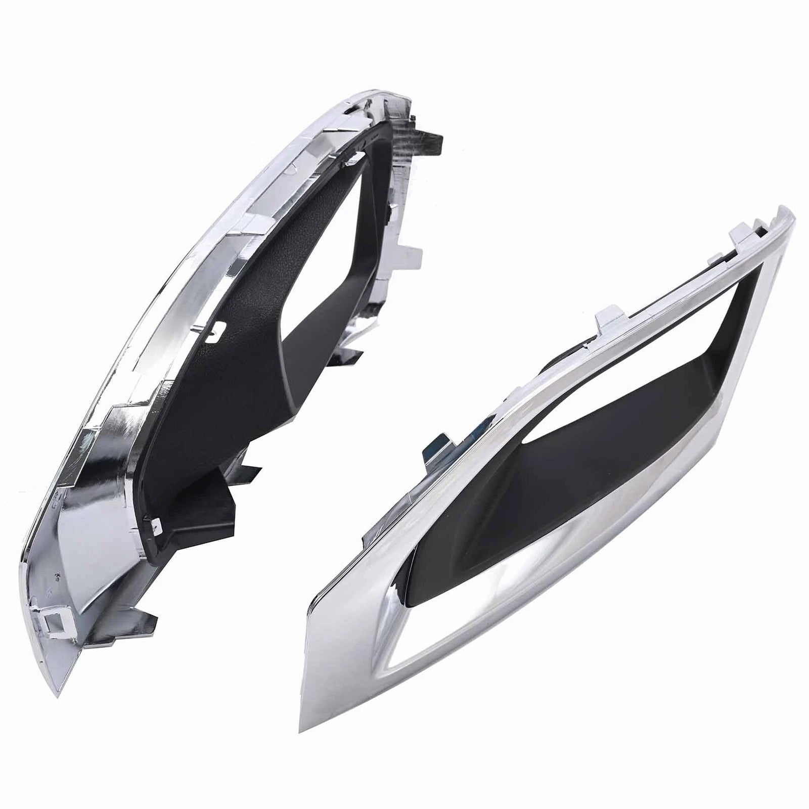 Pair Fog Light Lamp Bezel Chrome Cover 22936426 22936427 For GMC Yukon 2015-2020
