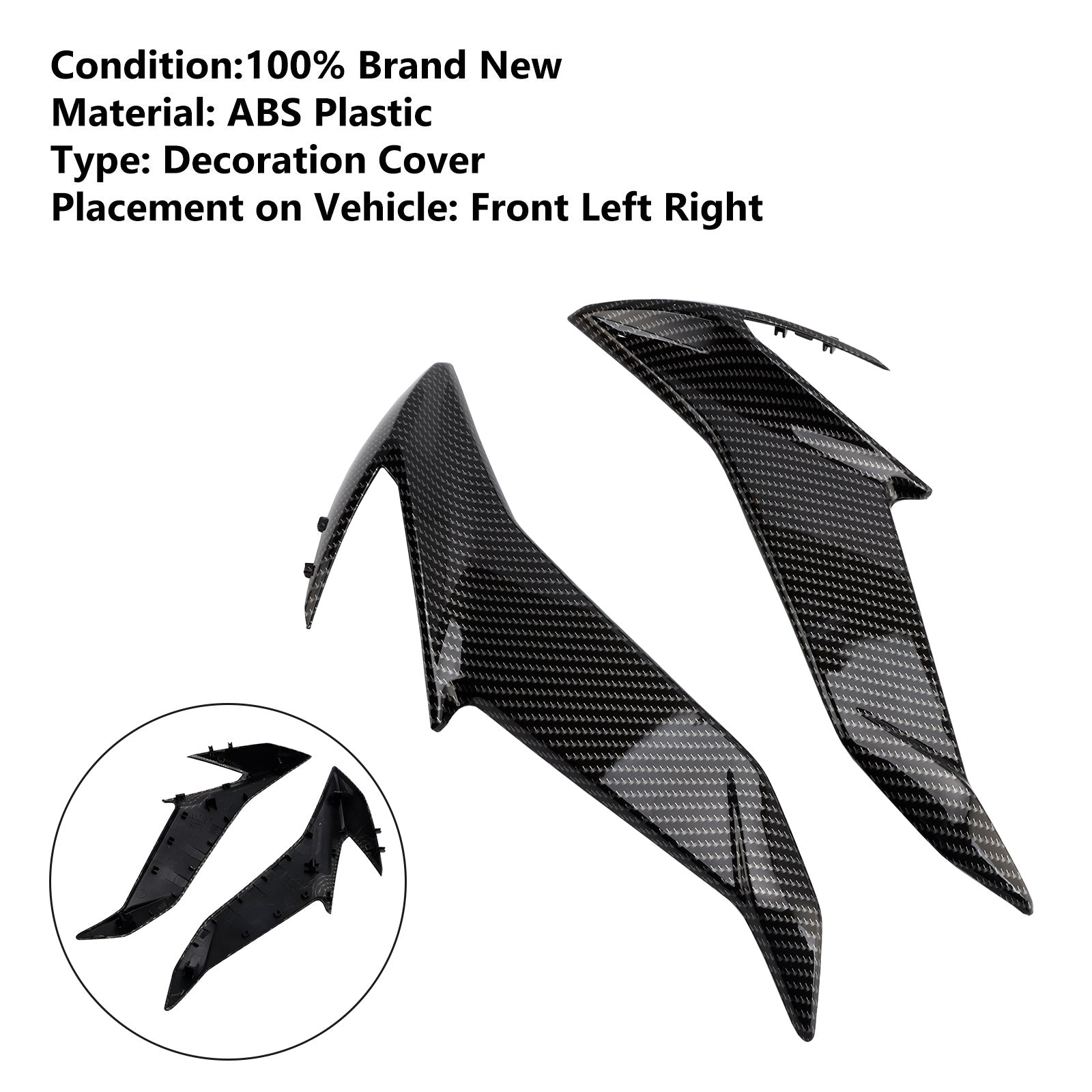 Side Frame Fairing Cowl Radiator Cover For Suzuki GSXS GSX-S750 2017-2021