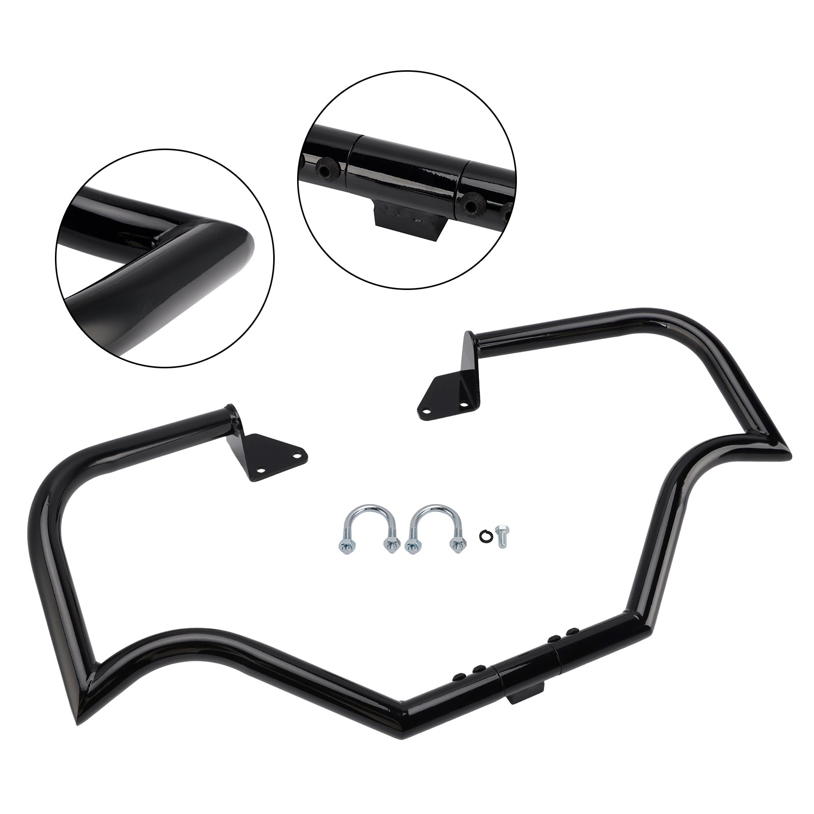 Bumper Engine Protection Guard Crash Bar Fits For Dyna Street Bob 06-17 Chrome