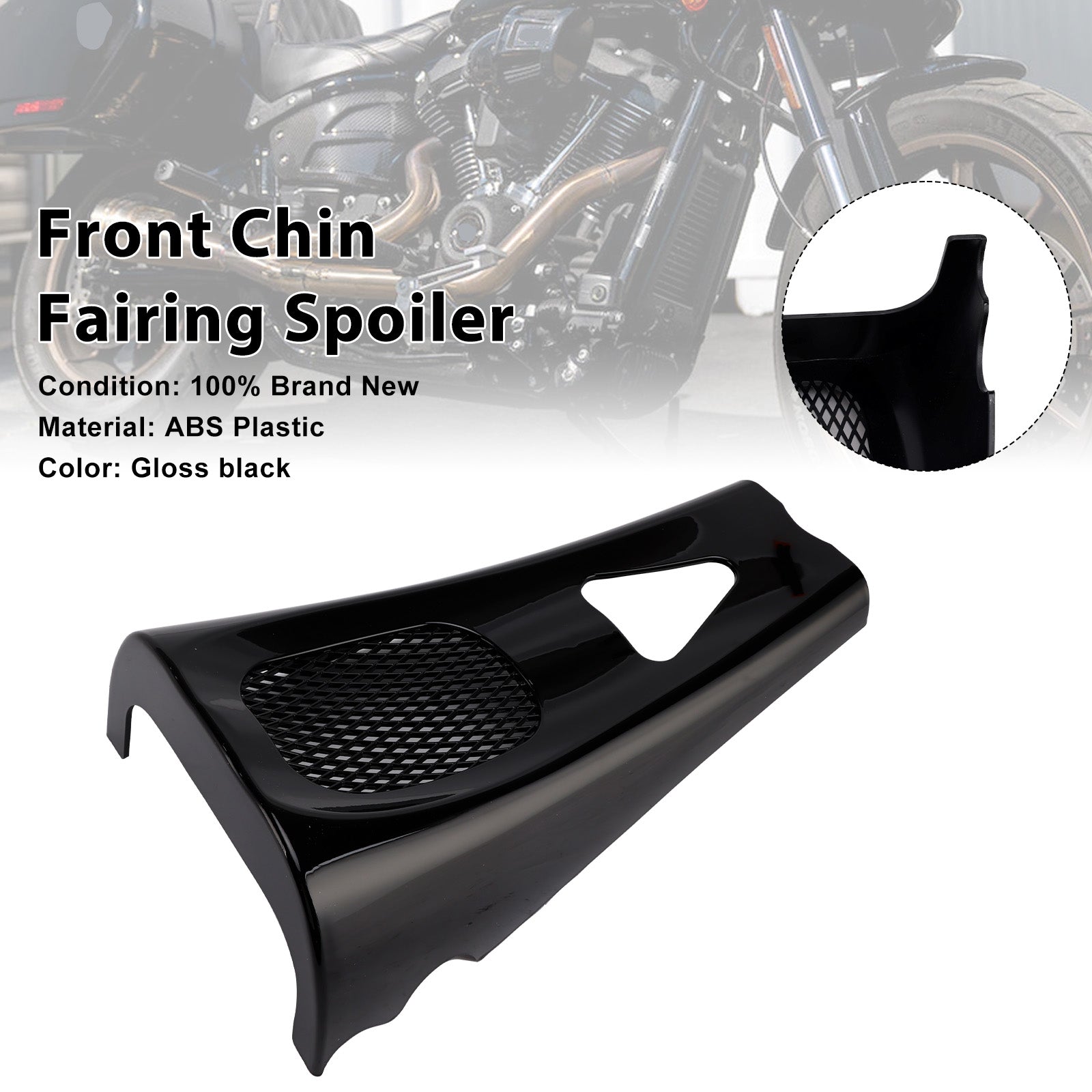 2017+ Touring Road Street Glide Electra Glide M8 Front Chin Fairing Spoiler
