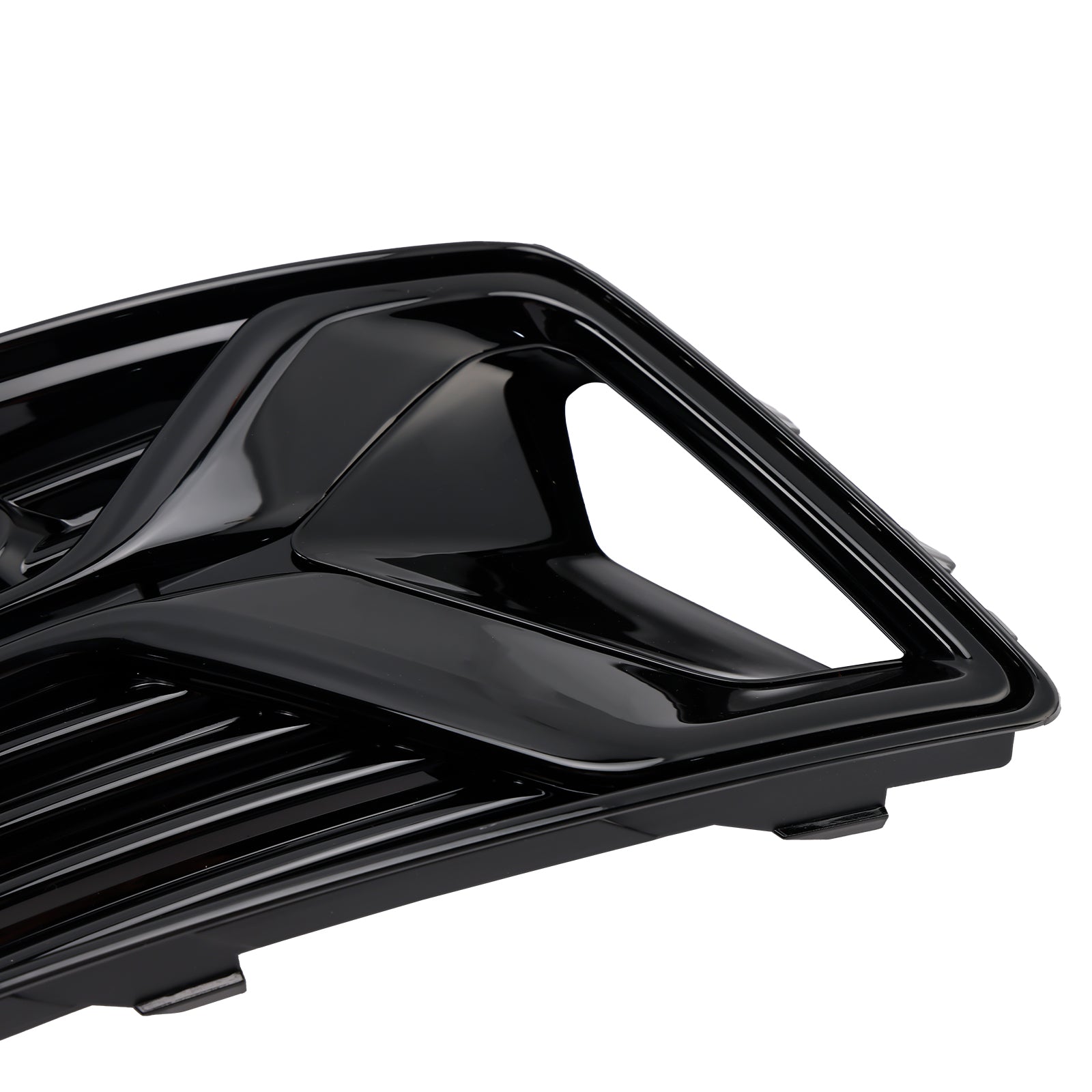 2019-2023 Audi A6 C8 2PCS Front Bumper Fog Light Cover Grill Grille