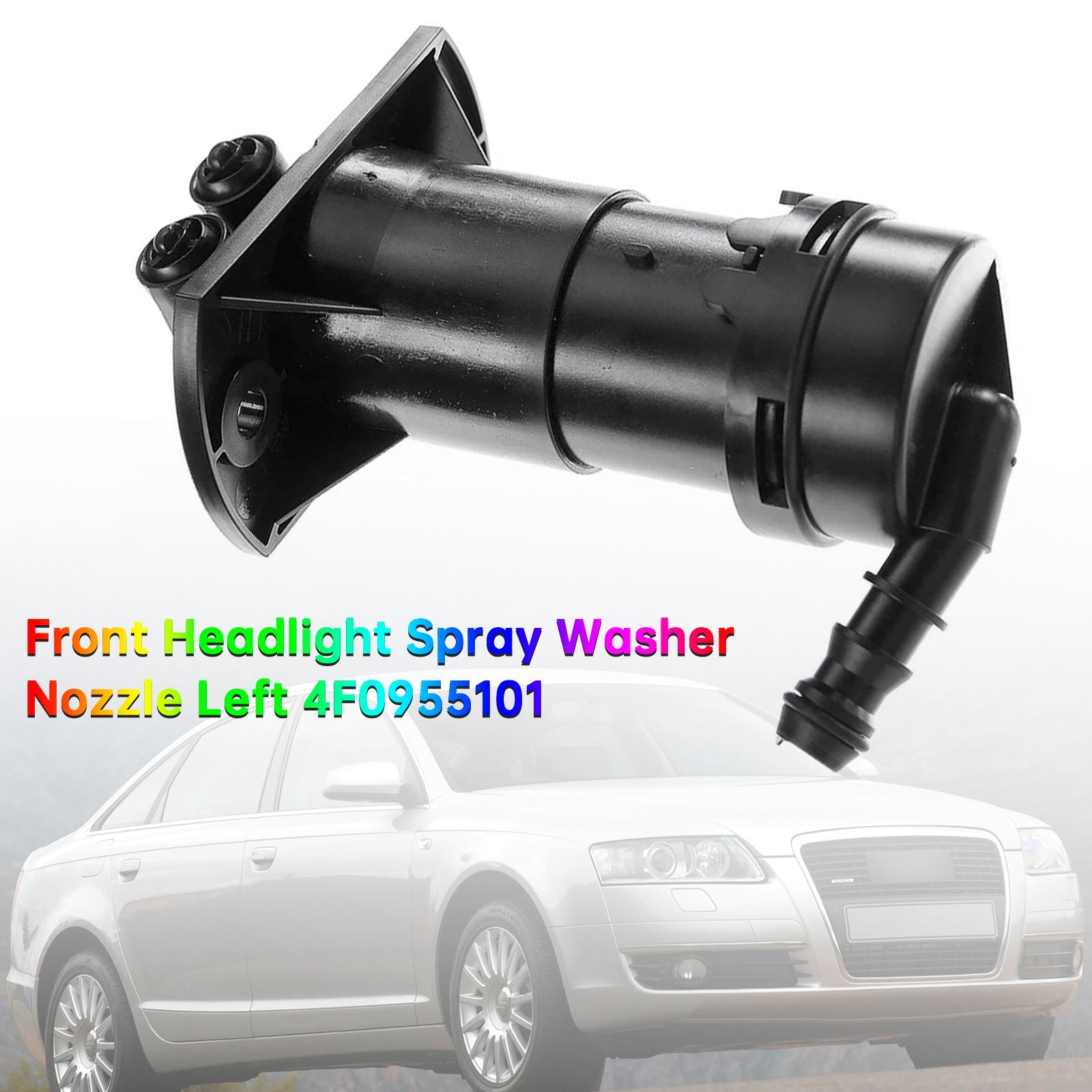 Front Headlight Spray Washer Nozzle Left 4F0955101 For Audi A6 C6 2004-2008