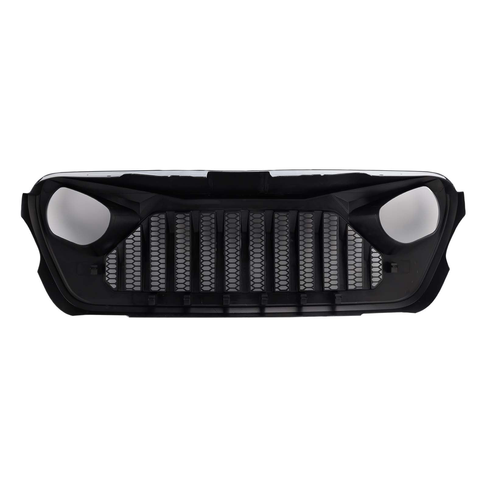 2018-2023 Fit for Jeep Wrangler JL JT White & Black Front Vader Grille Bumper Grill