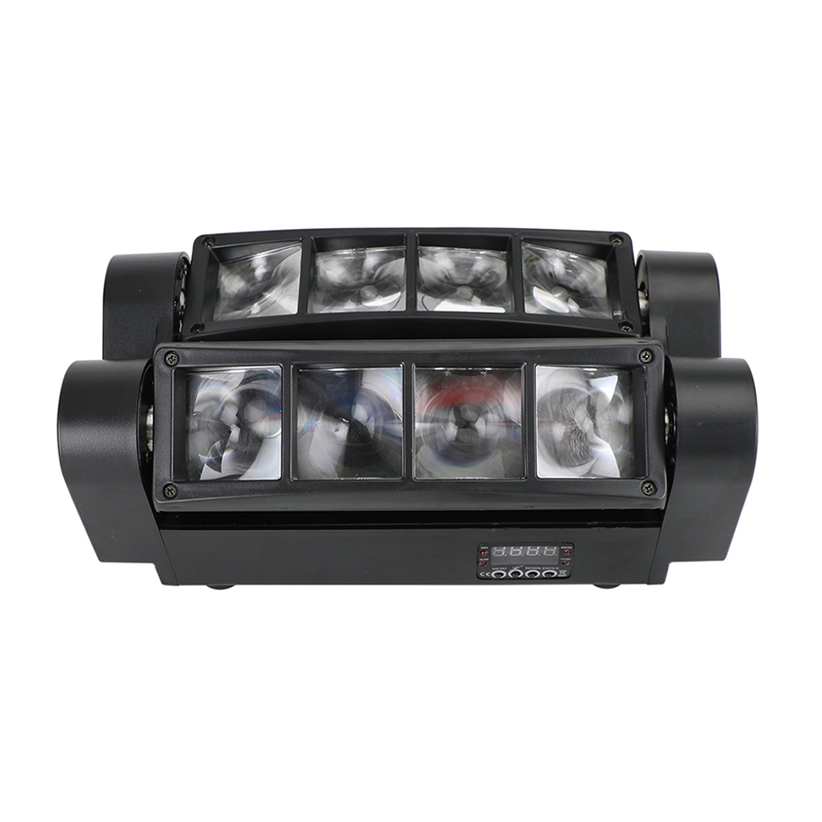 4Pcs 80W 8LED RGBW Spider Moving Head Stage Lighting Beam DMX Party DJ Lighting