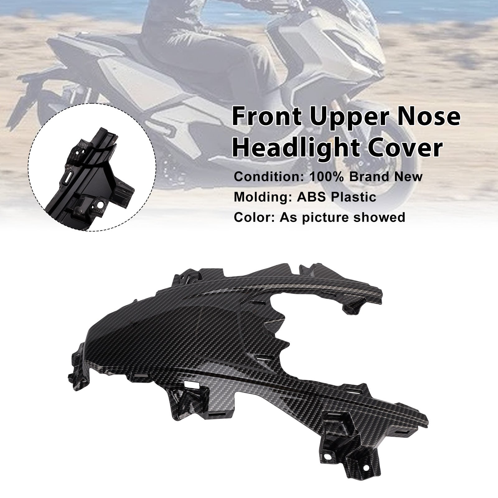 2022-2025 Honda ADV350 Front Nose Headlight Panel Cover Fairing