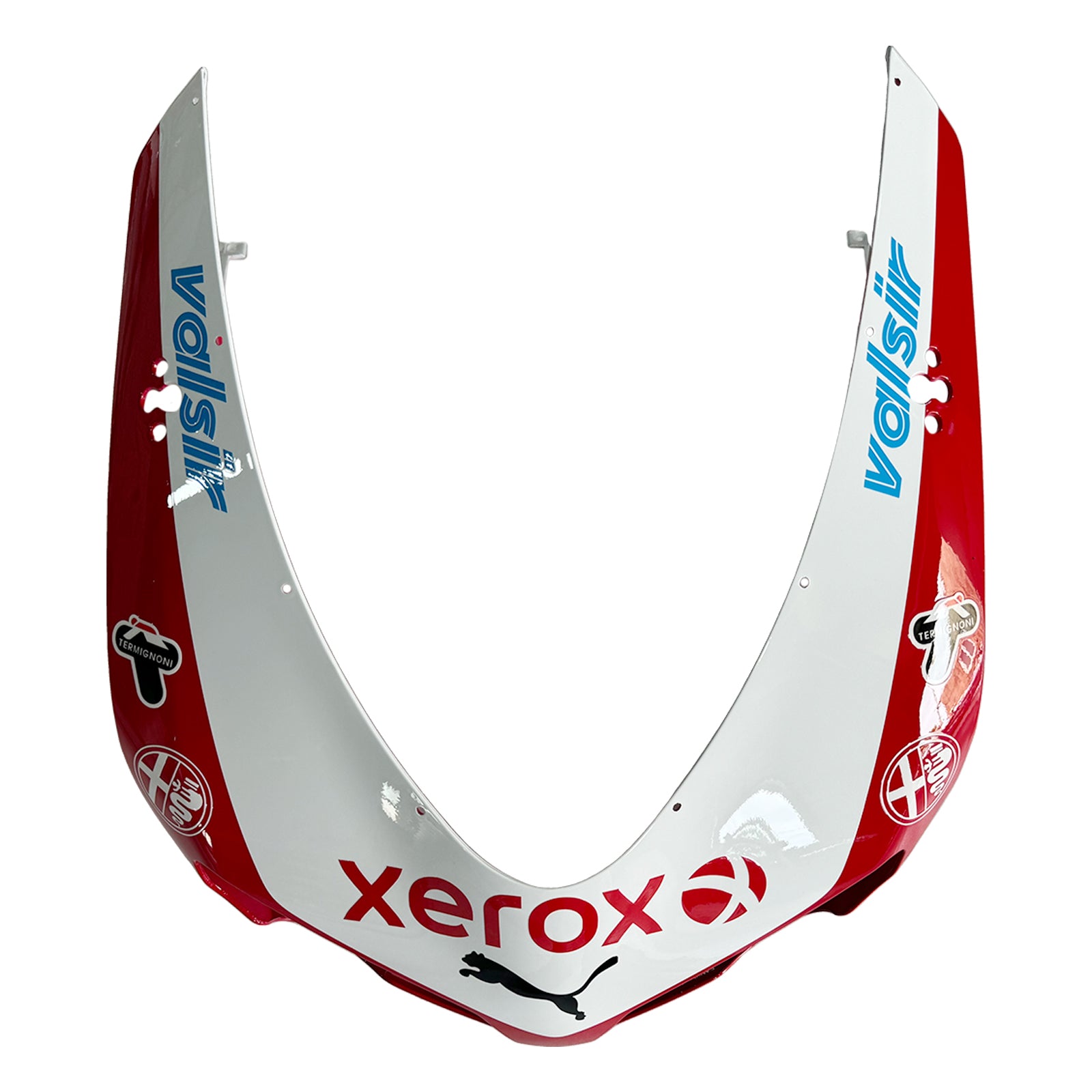 Fairings for 2007-2012 Ducati 1098 1198 848 White & Red Xerox Generic