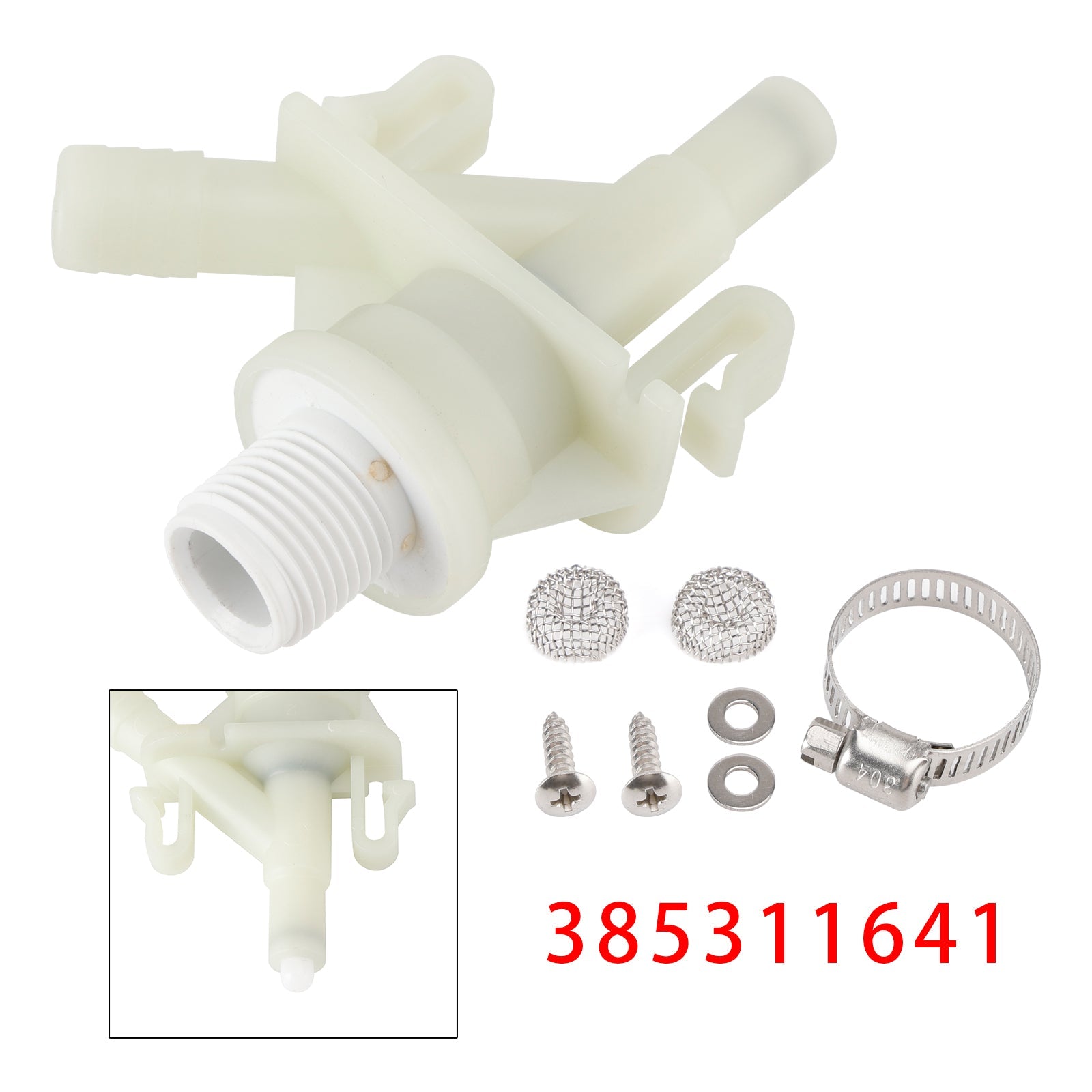 Water Valve Kit For Dometic 300/310/320 Series RV / Camper / Trailer Toilet