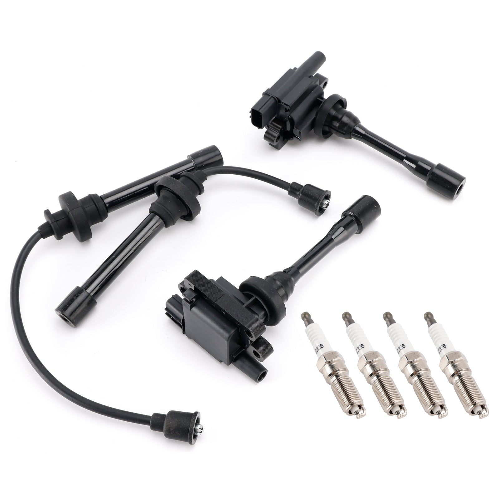 2001-2005 For Dodge Stratus 2.4L L4 2x Ignition Coil+2x Wires+4x Plugs UF295 5C1091 88921386