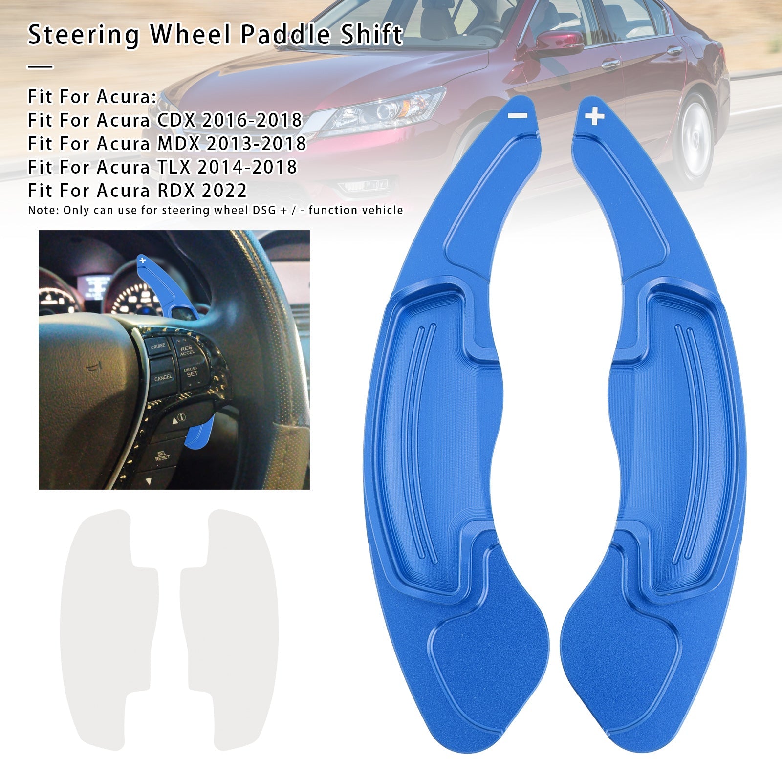 Steering Wheel Paddle Shifter For Acura RDX MDX CDX TLX 13-18