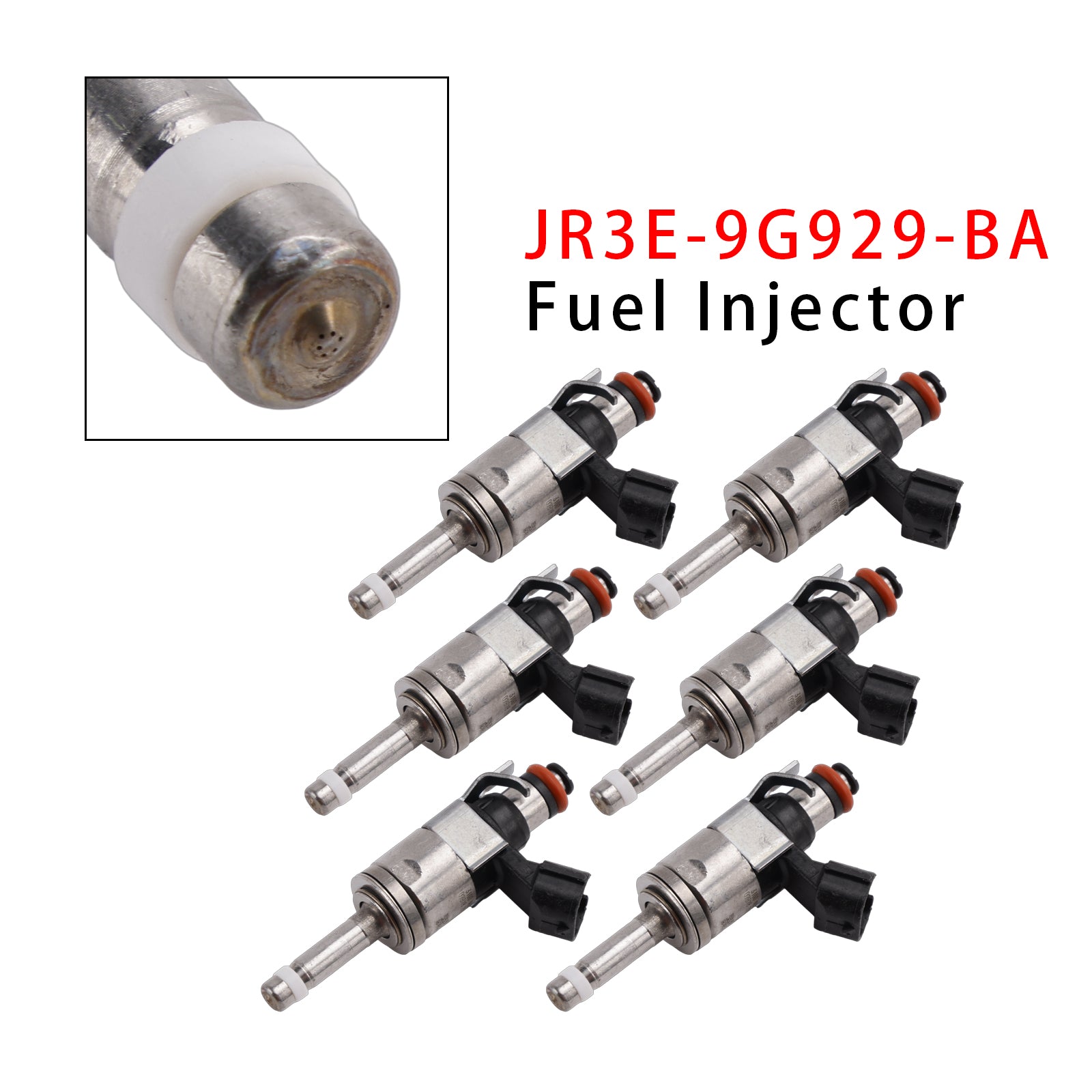 2018-2023 For Ford Mustang 5.0L 4951CC 302Cu.In. V8 GAS DOHC Naturally Aspirated 6PCS Fuel Injector 68006 FJ1394