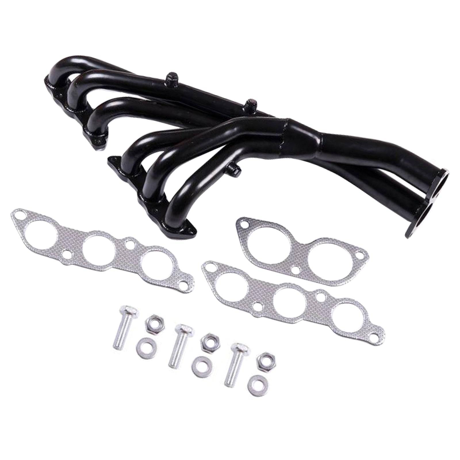 Stainless Steel Exhaust Manifold Header Fit Lexus IS300 2001-2005 3.0L Black