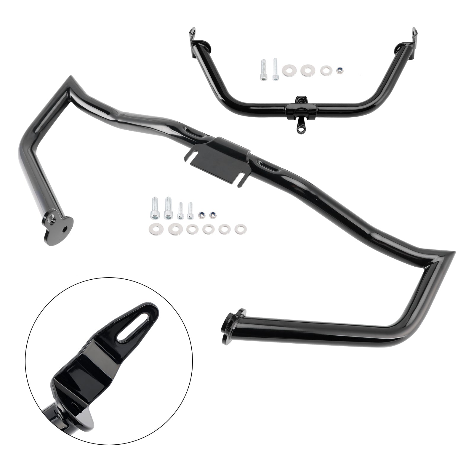 2014-2022 Road Glide Engine Guard Frame Anti-Crash Bumper Protector Chromea ChromeC