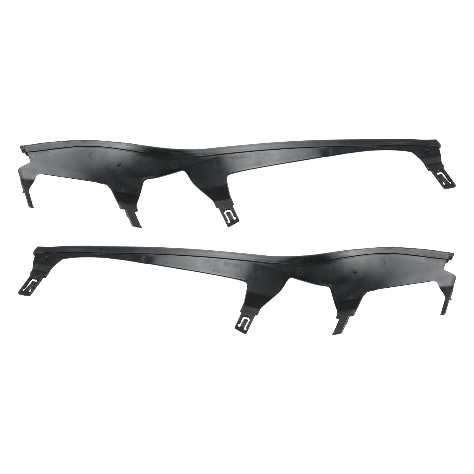 L+R Pair Upper Headlight Cover Strip Set For BMW 3 E46 COUPE CABRIO LCI