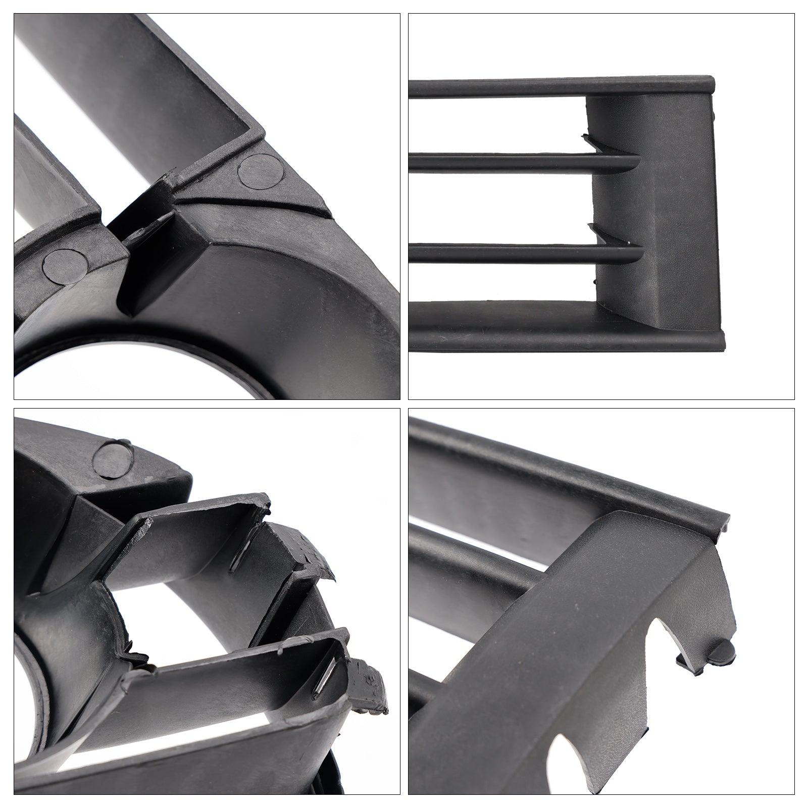 2002-2005 Volkswagen VW Polo 2PCS Front Lower Fog Light Cover Grille Grill