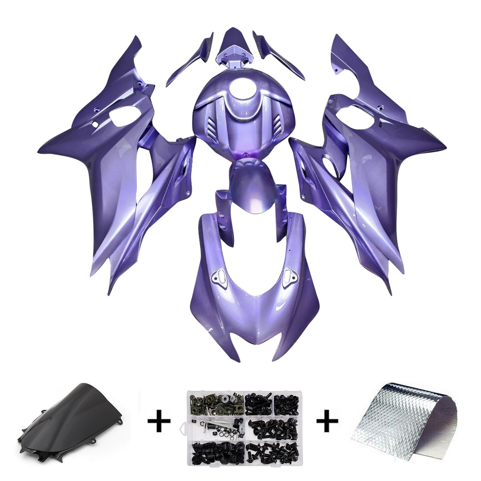 Injection Fairing Kit Bodywork Plastic ABS fit For Yamaha YZF-R6 2017-2023