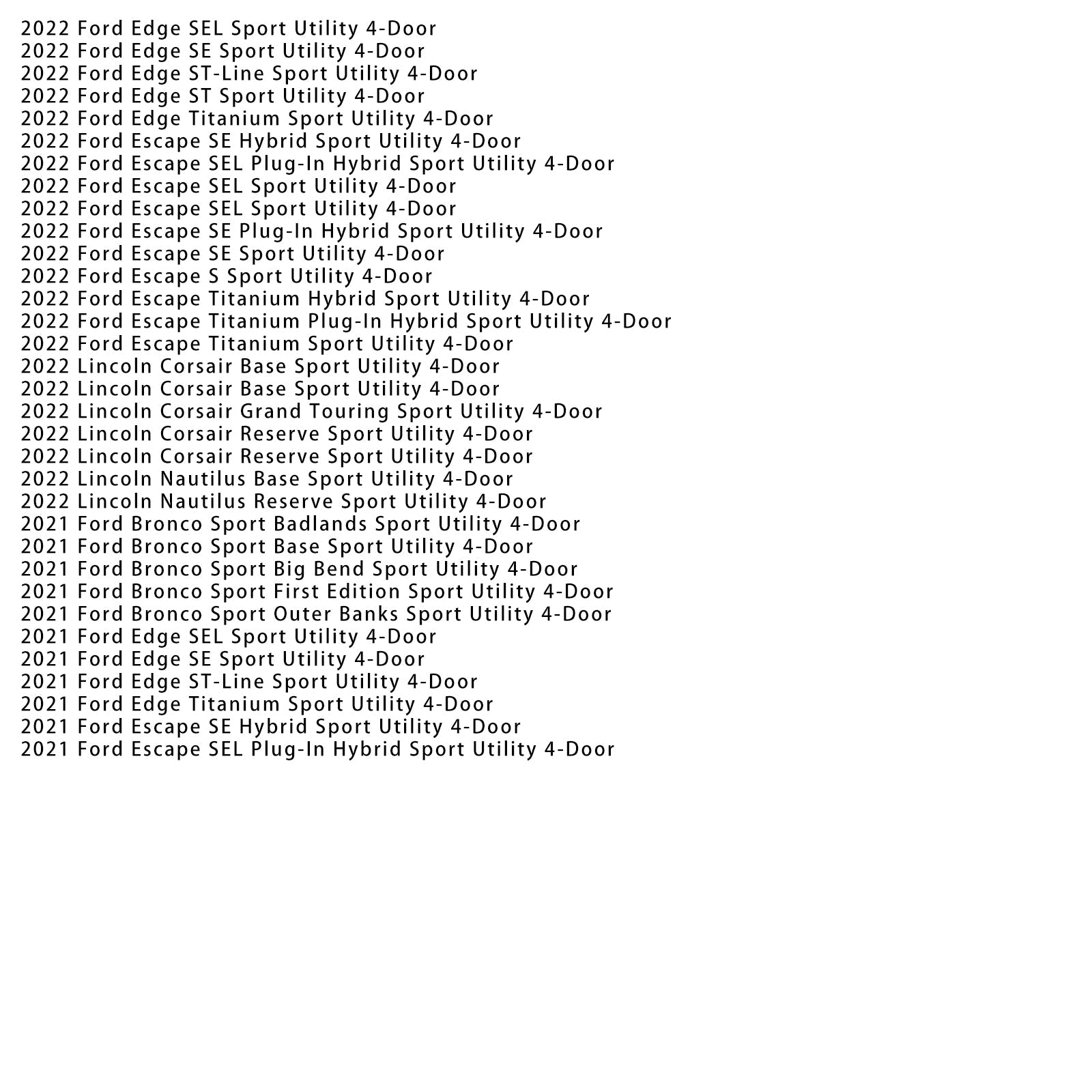 2022 Lincoln Nautilus Reserve Sport Utility 4-Door 8-Speed Auto Transmission Valve Body 8F24