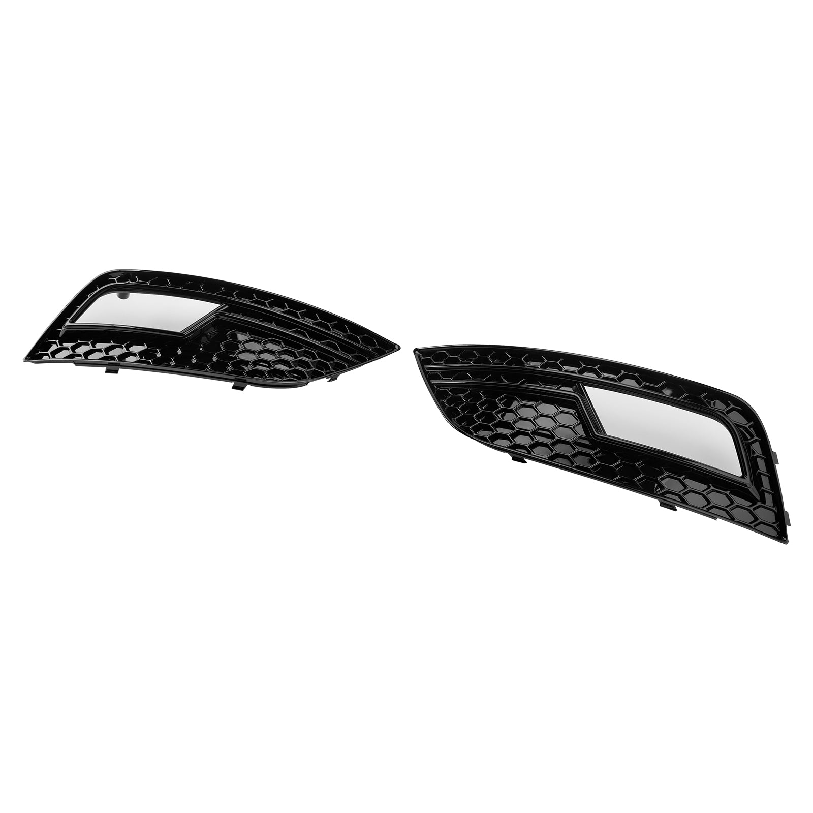 2013-2015 Audi A4 B8.5 Black Fog Light Cover Grille Standard Bumper