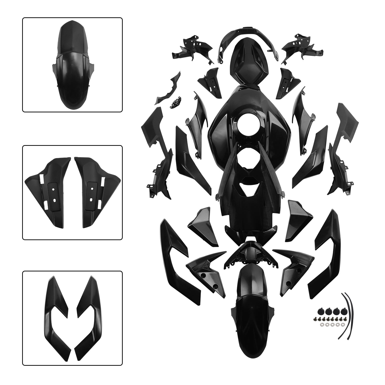2023-2025 Street Triple 765 R/RS Bodywork Fairing Injection Unpainted